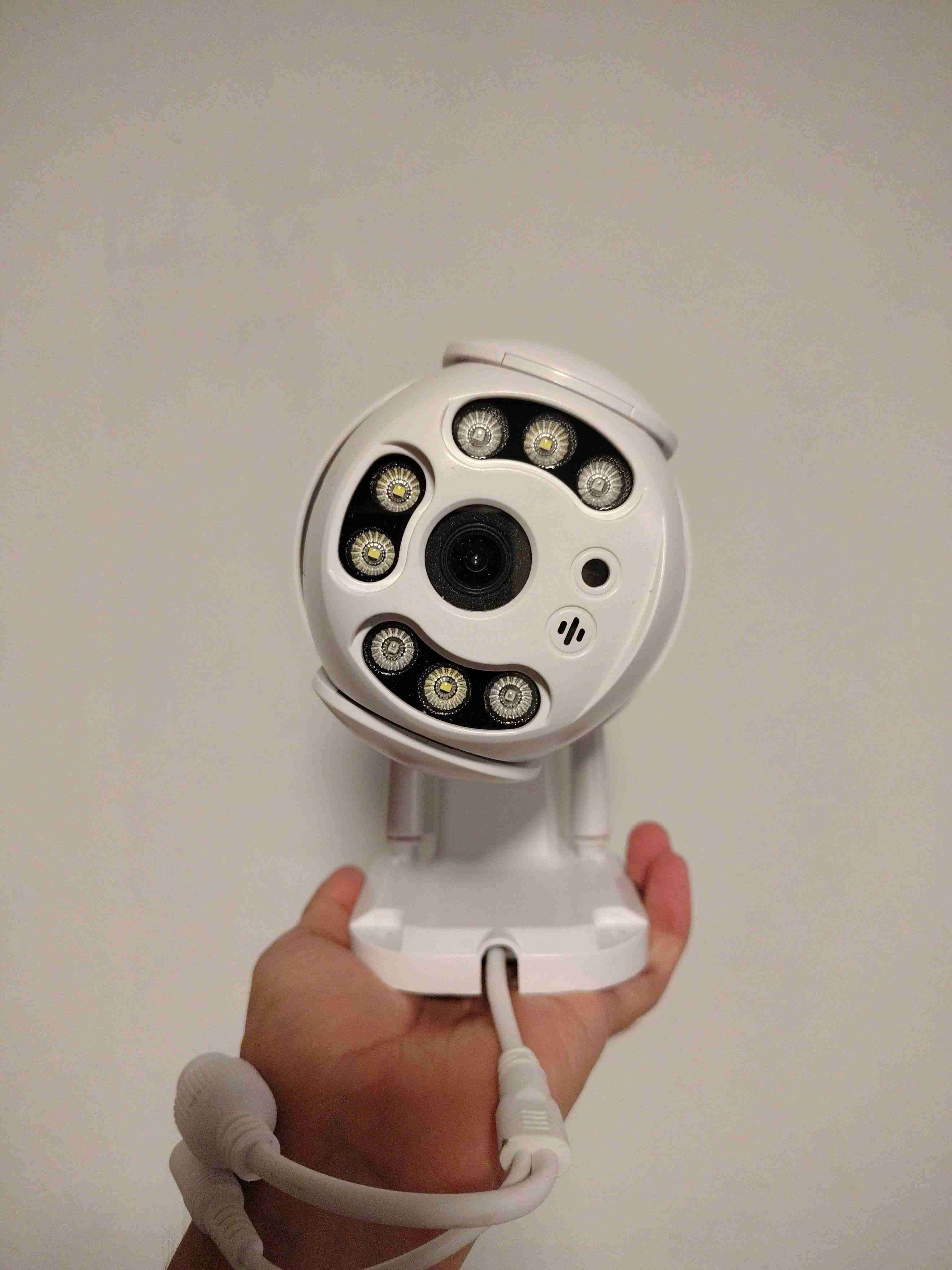 Cámara de seguridad blanca LED - miniatura 1