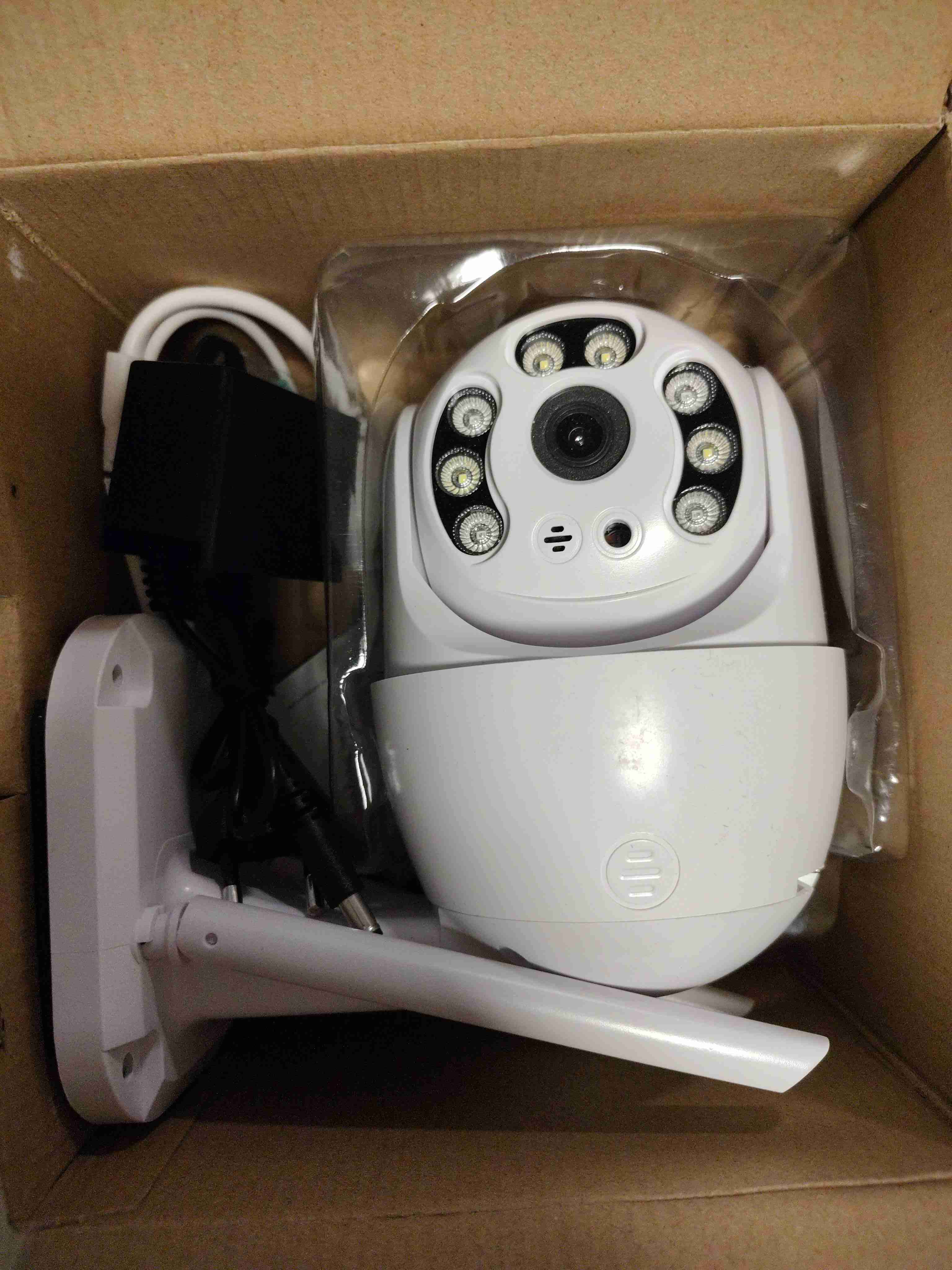 Cámara de seguridad blanca LED - miniatura 4