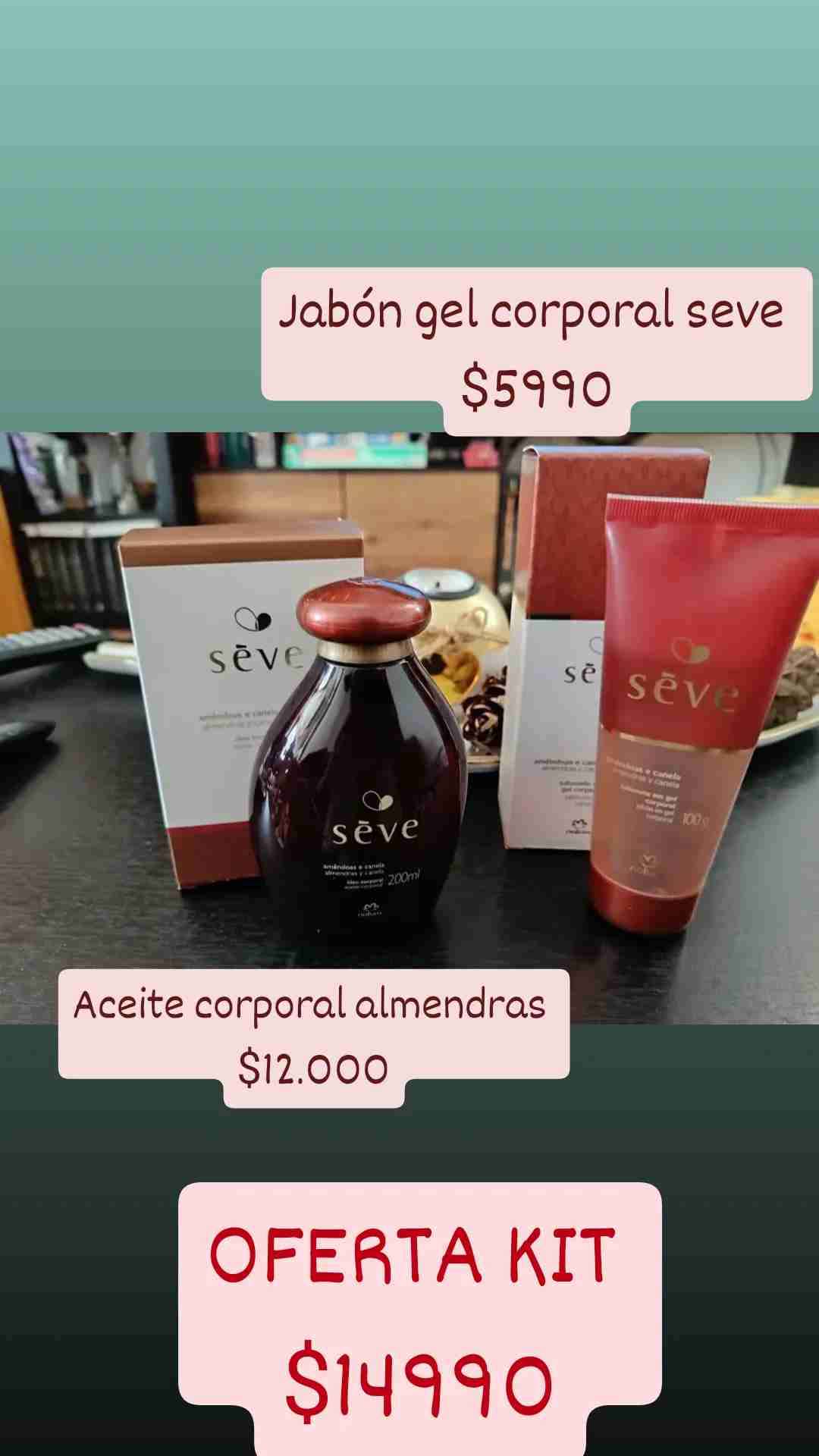 Kit Seve aceite+ jabón almendras