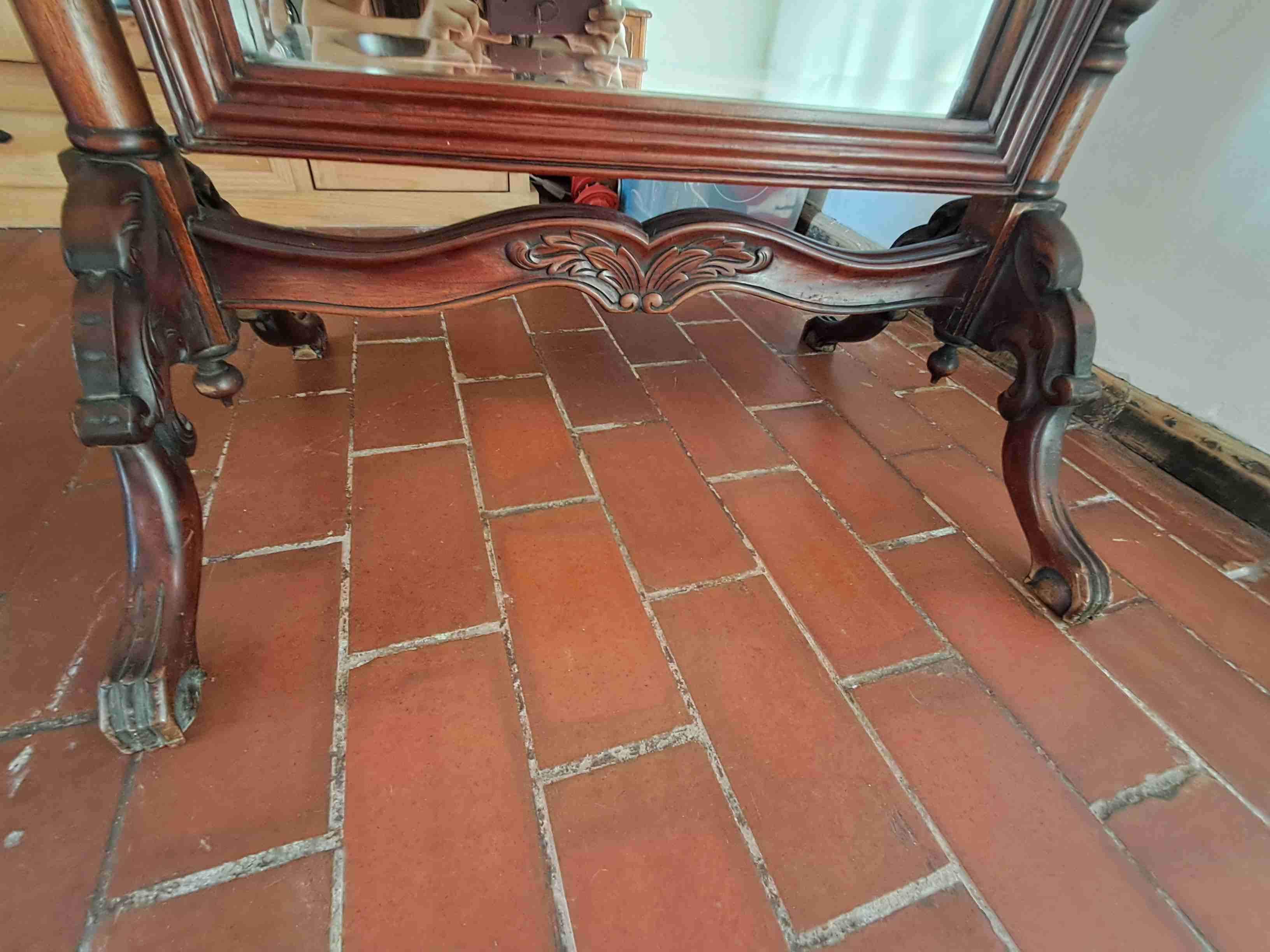 Espejo de pie vintage - 4