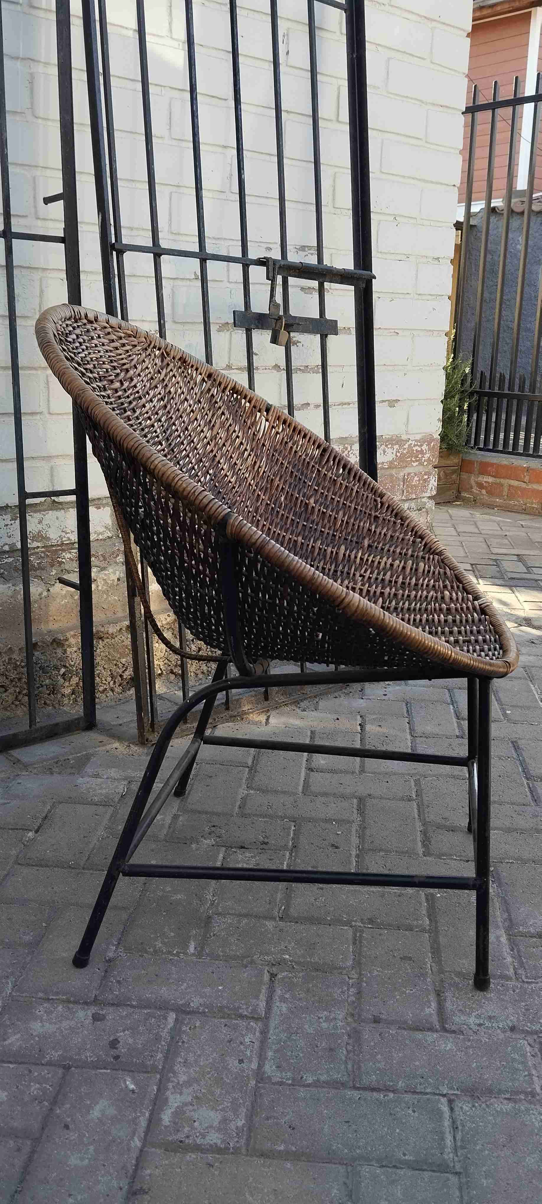 Silla de mimbre redonda - 2