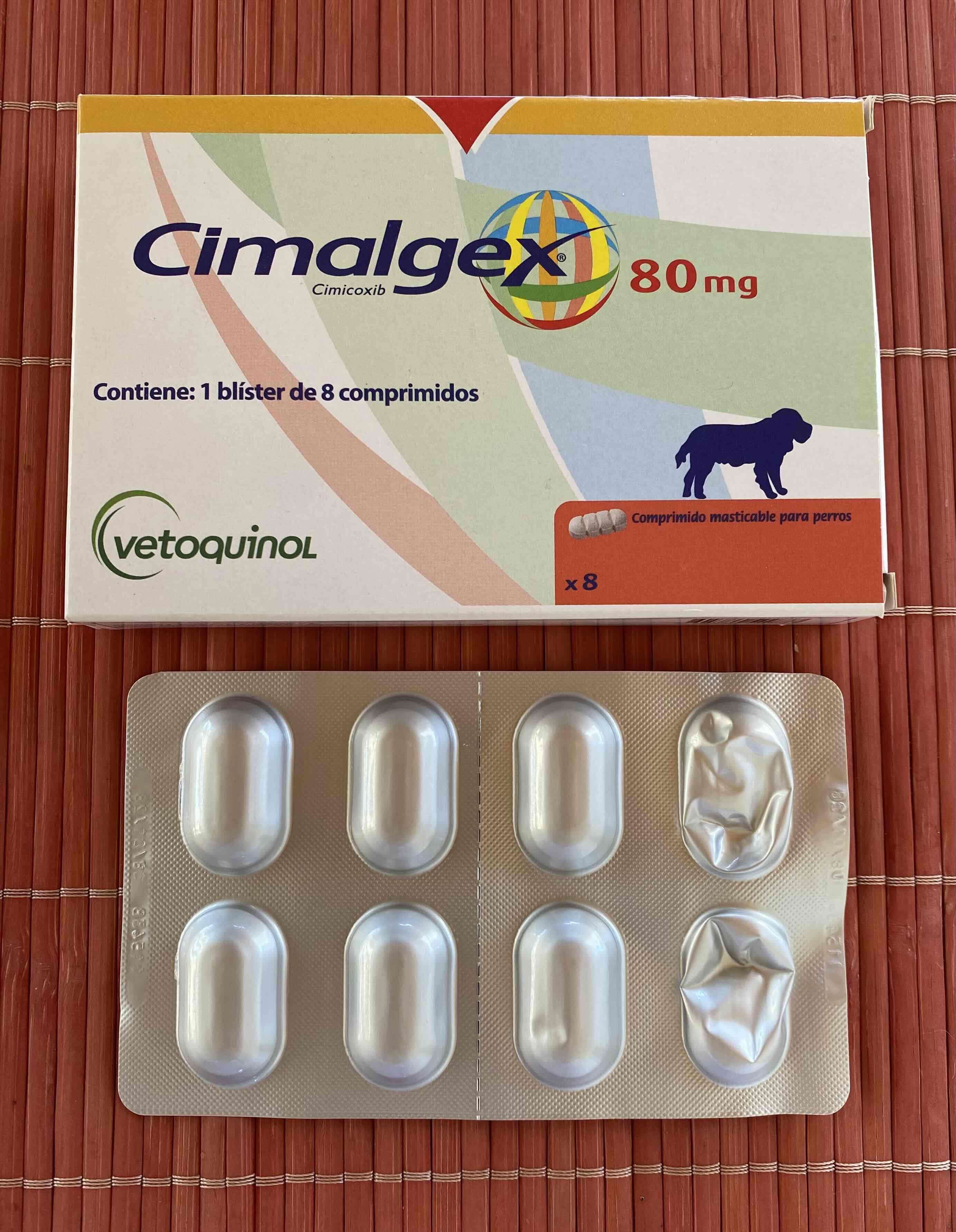Analgésico uso veterinario Cimalgex 80 mg