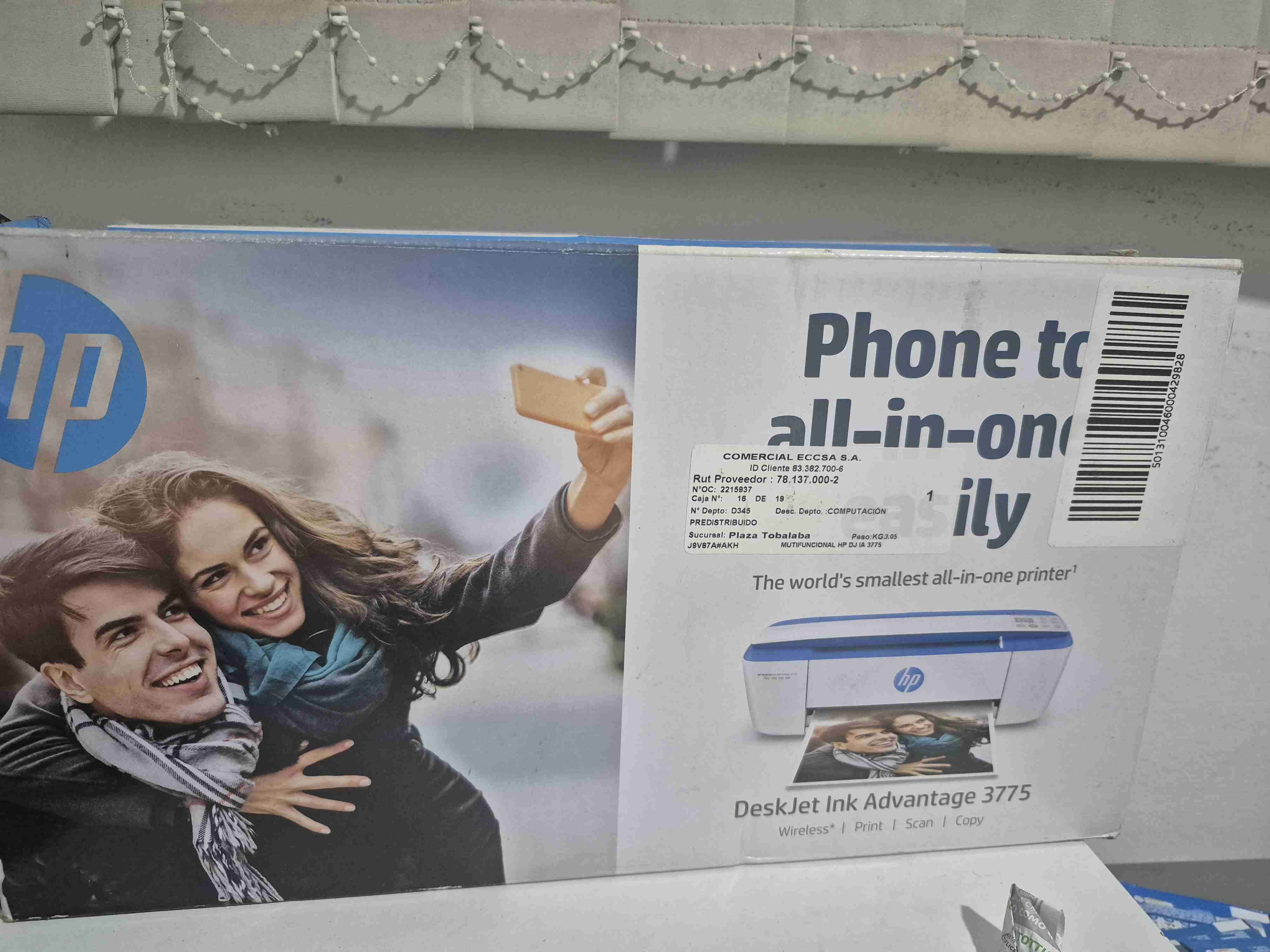 Impresora HP DeskJet Ink Advantage 3775 - 1