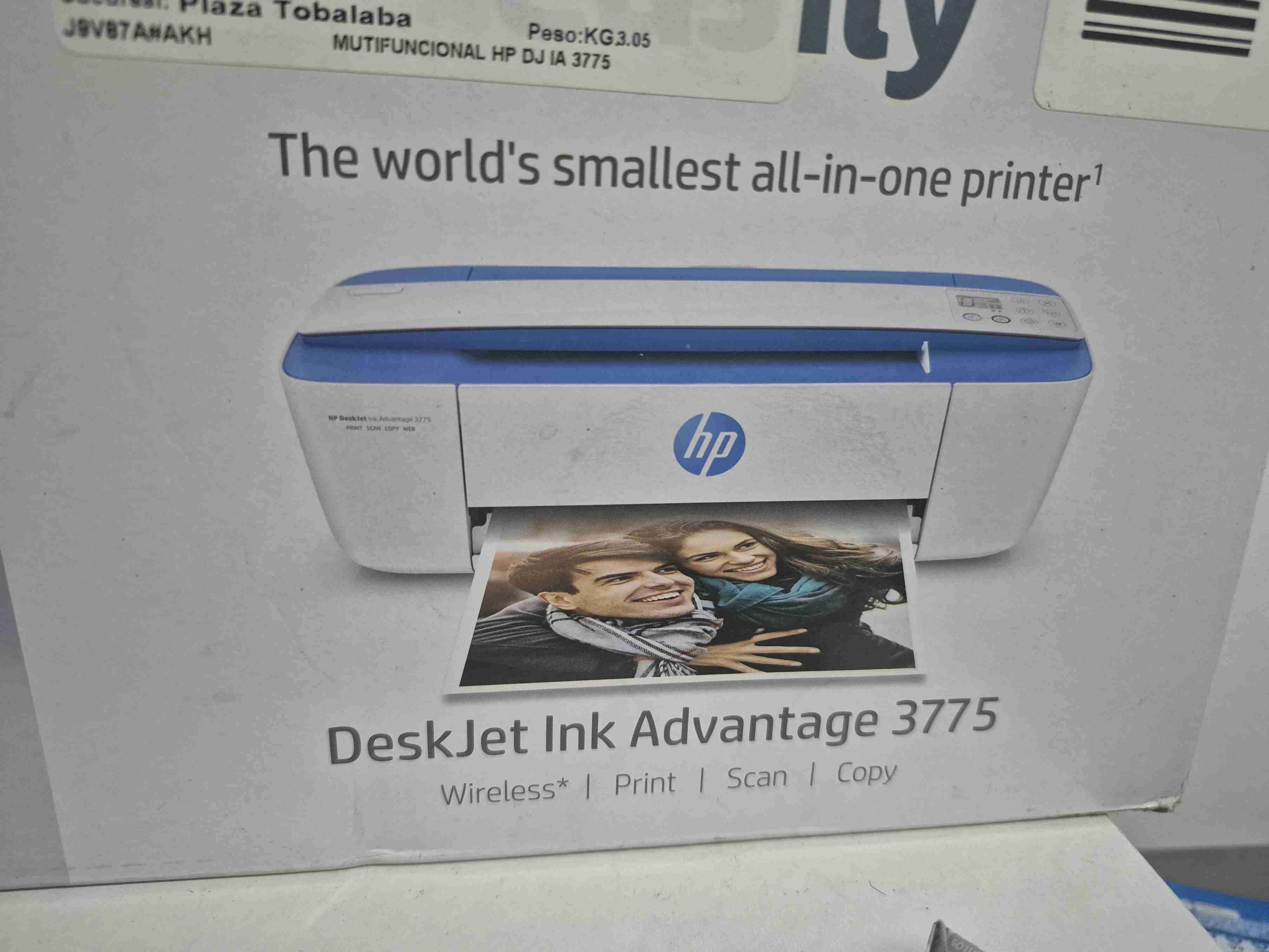 Impresora HP DeskJet Ink Advantage 3775 - 2