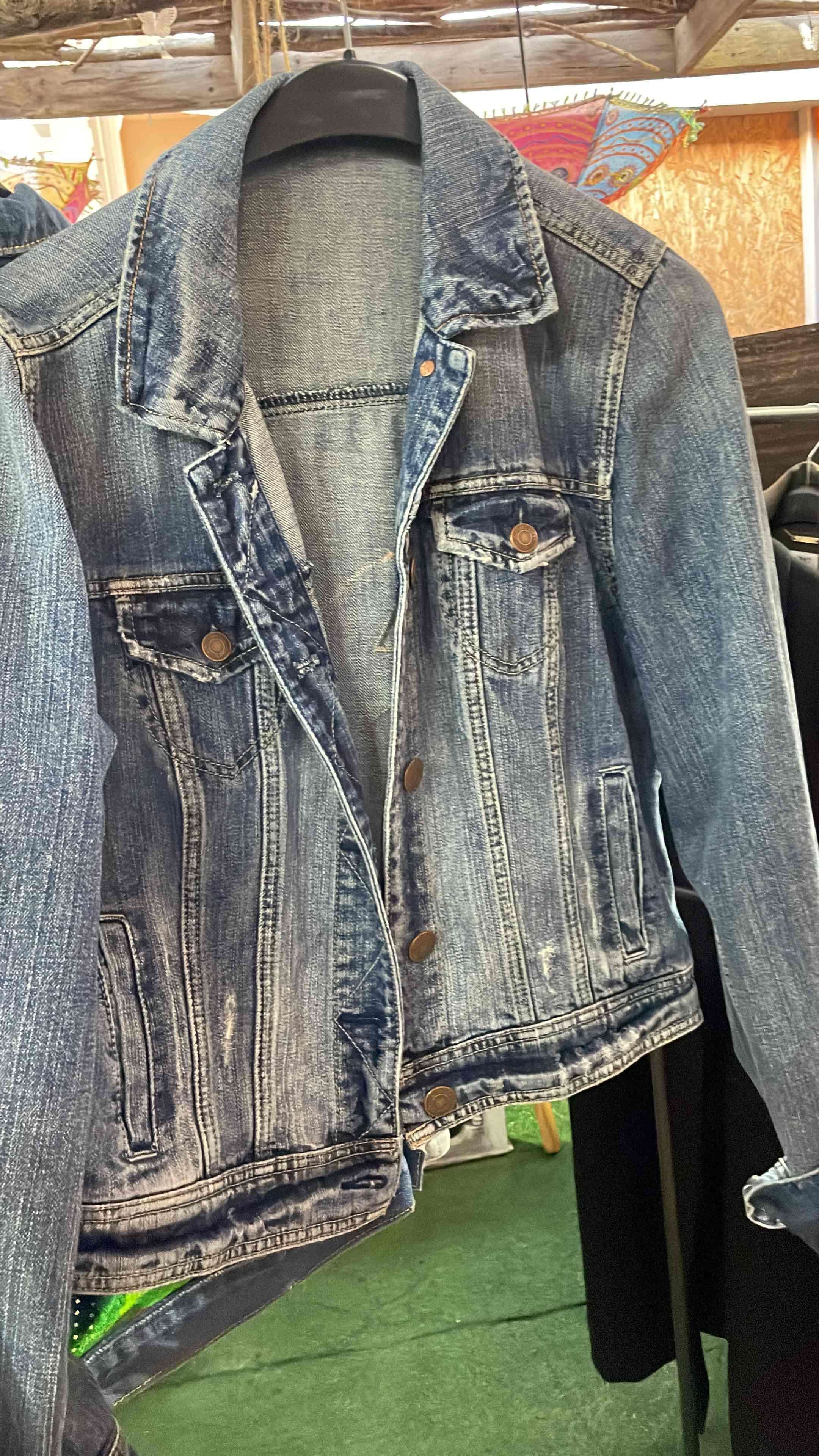 Chaqueta de mezclilla con colibrí - miniatura 2