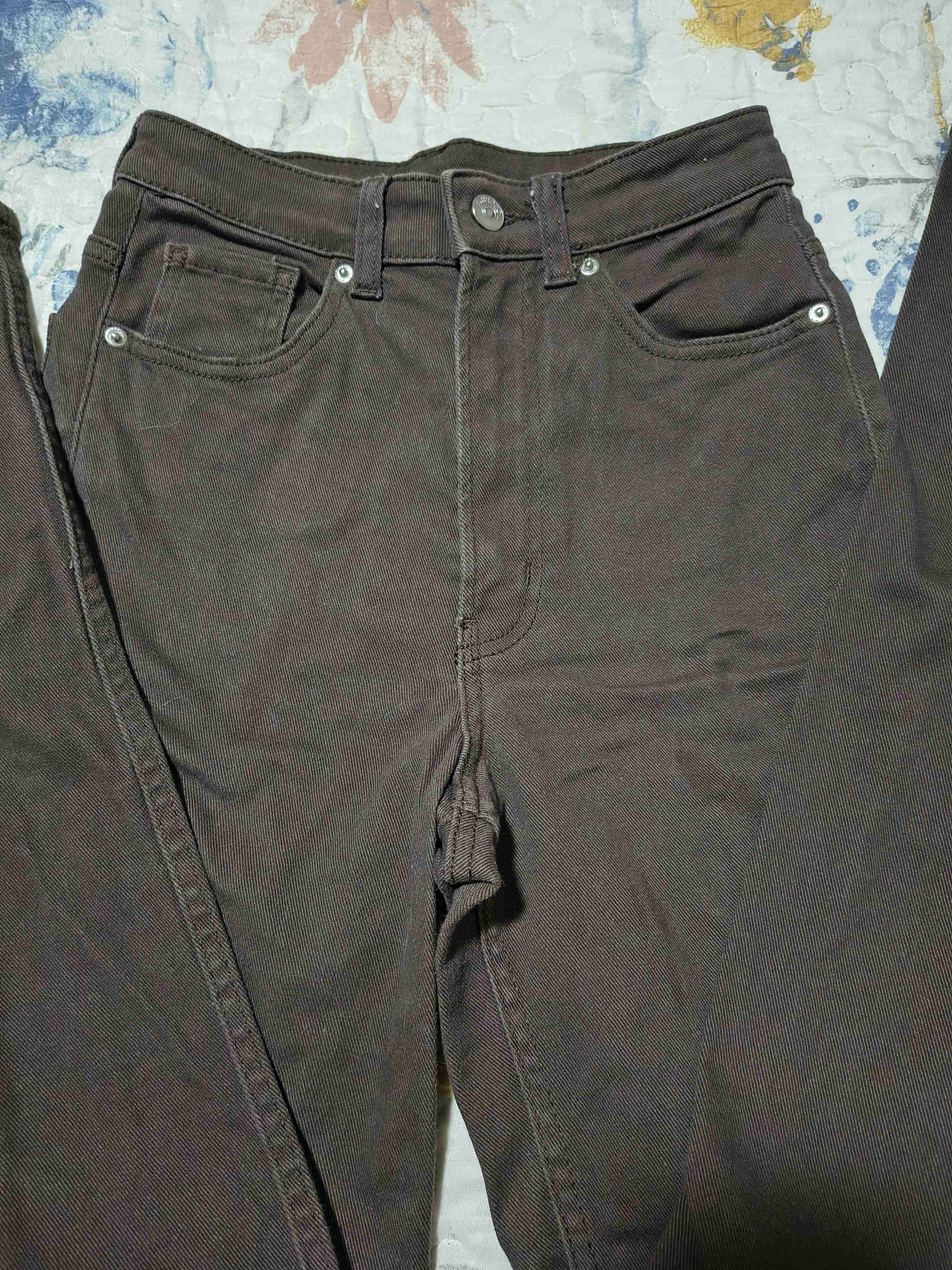 Jeans marrón para mujer - 1