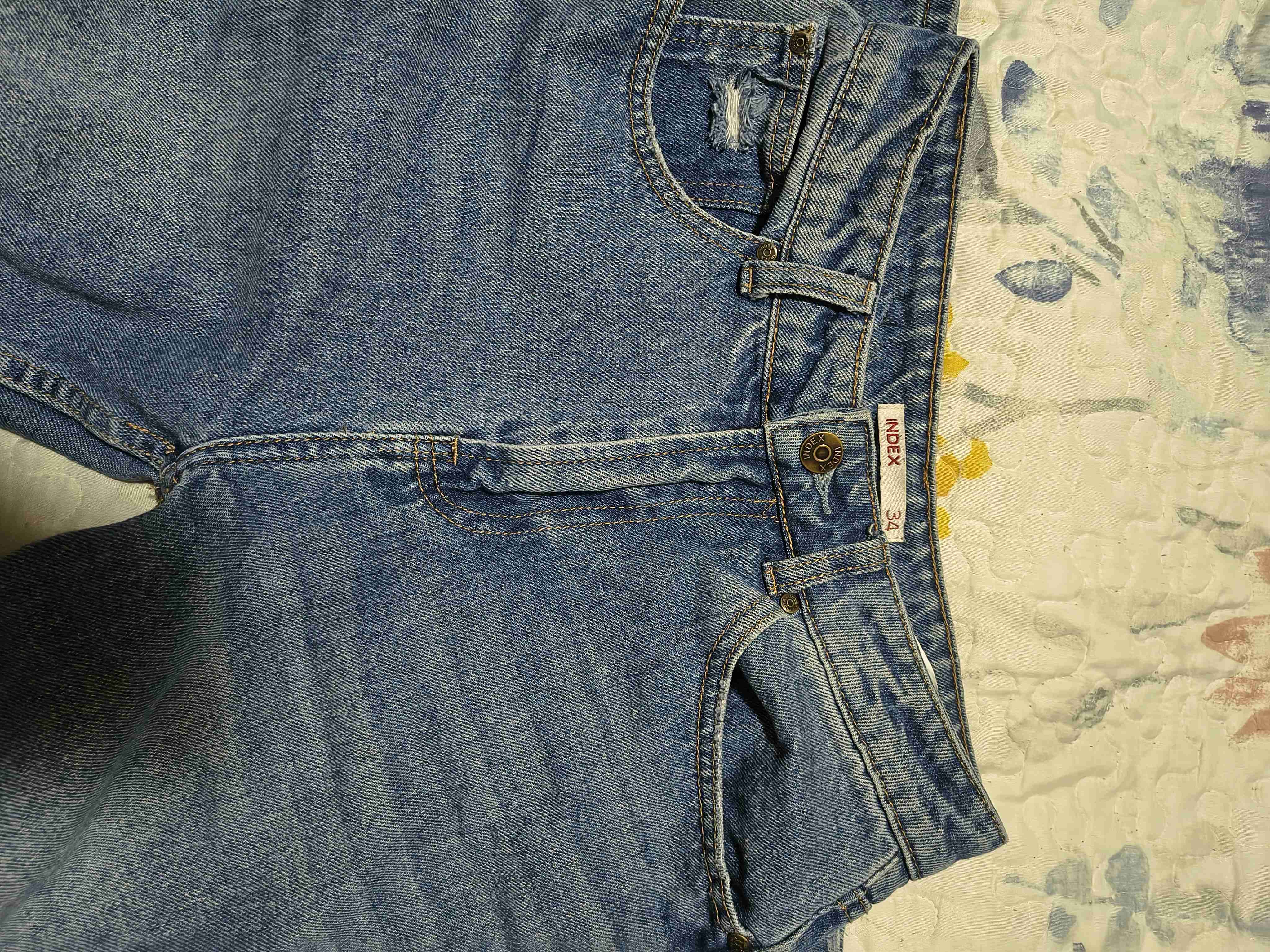 Jeans desgastados azules - 3