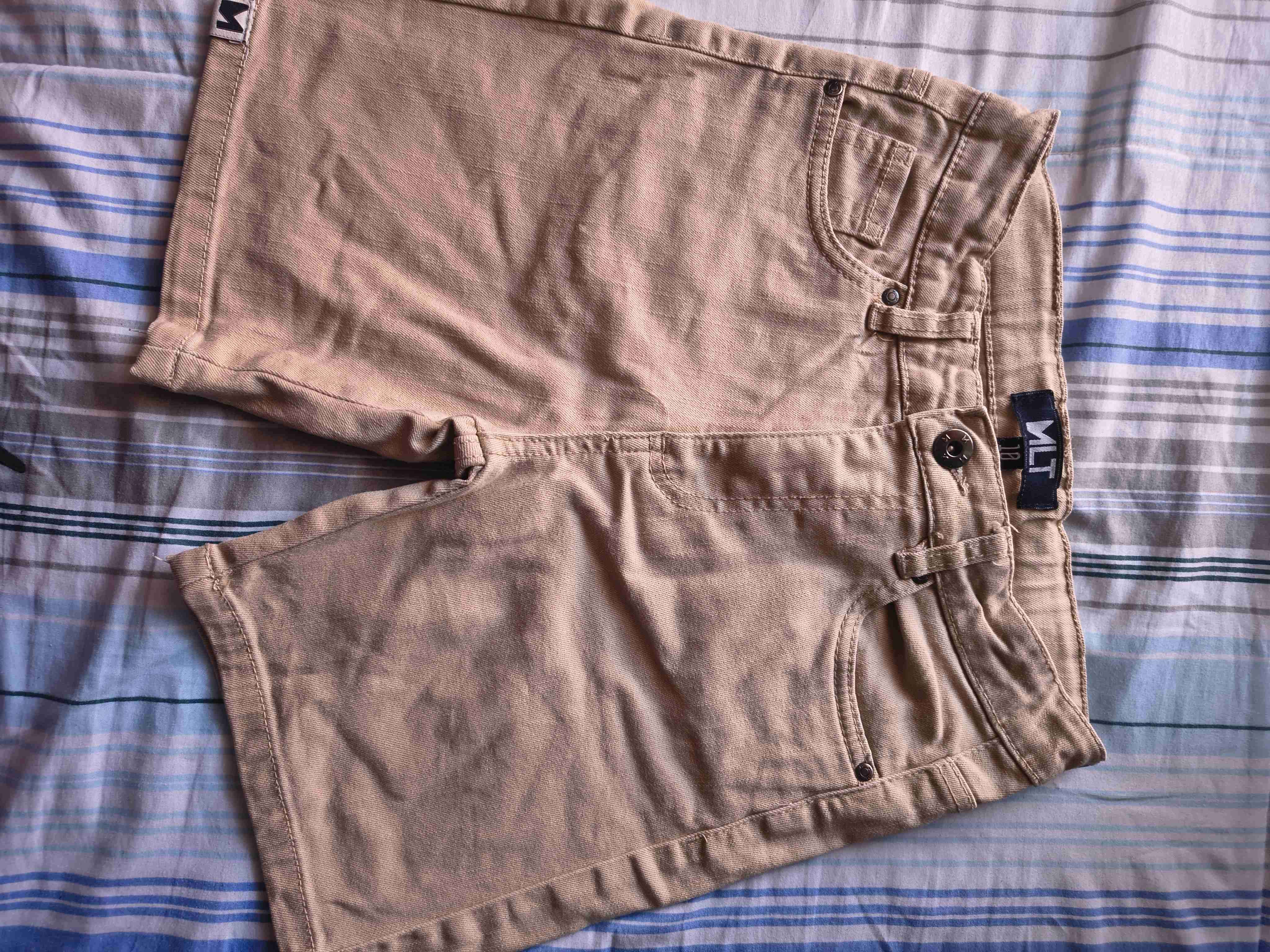 Shorts beige para hombre - 1