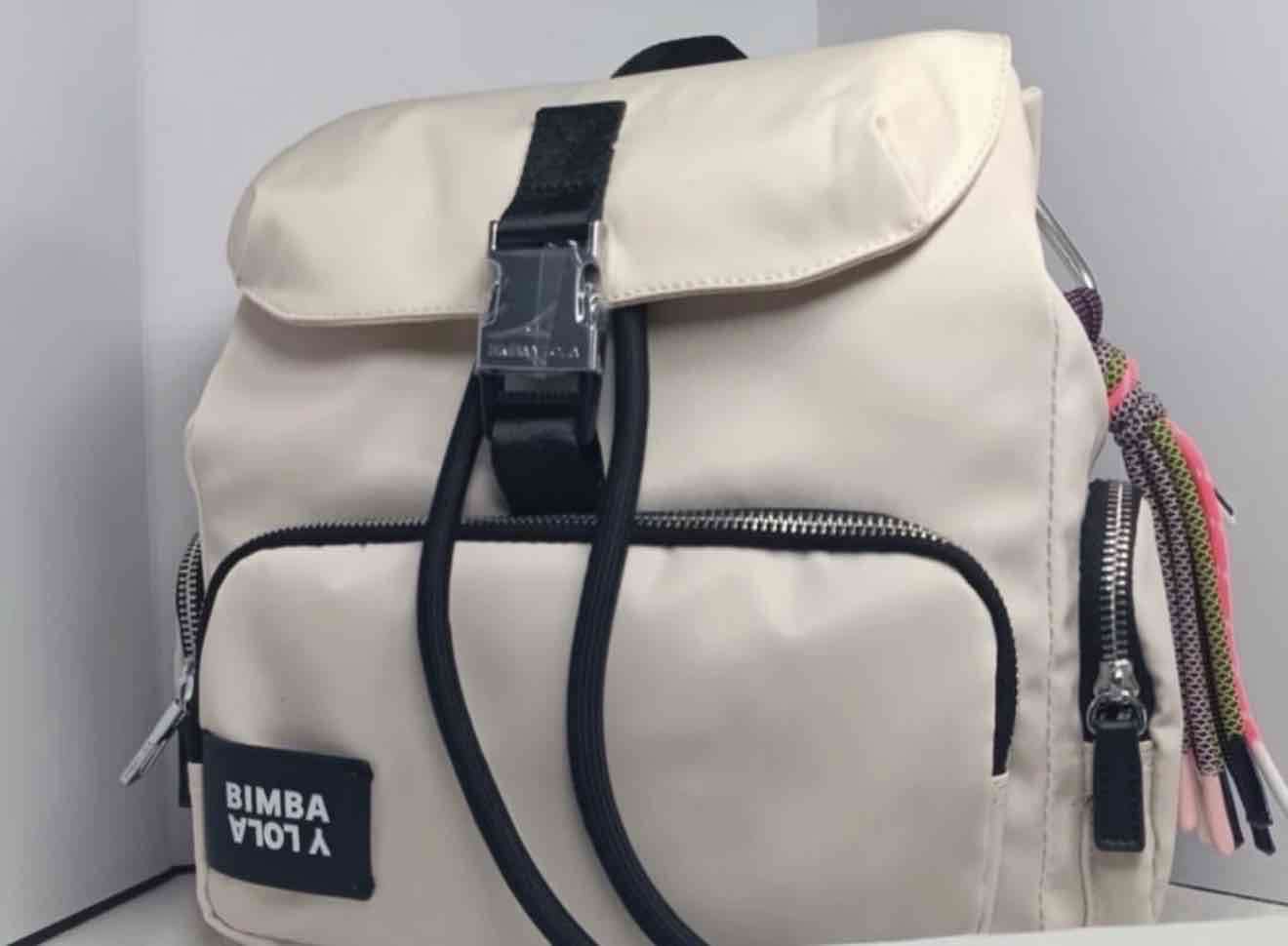 Mochila beige Bimba y Lola