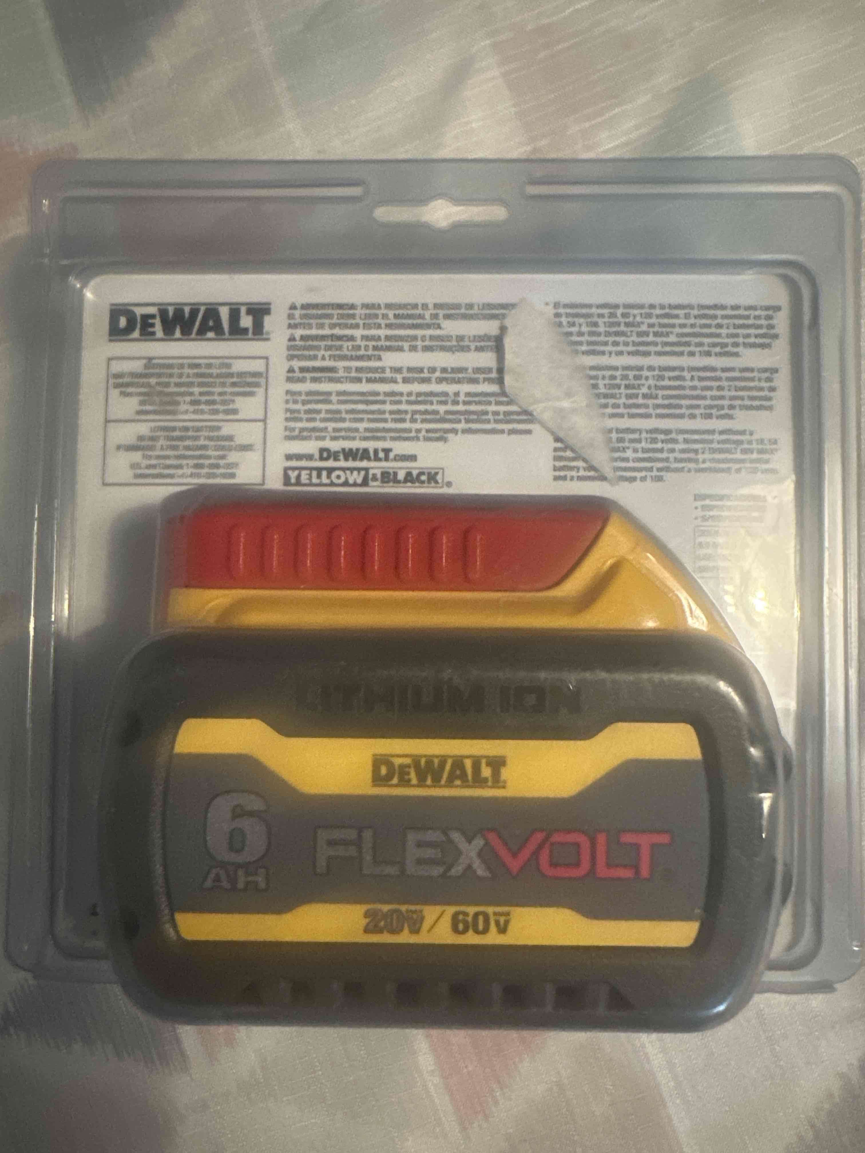 Batería DeWalt FlexVolt 6AH - miniatura 2