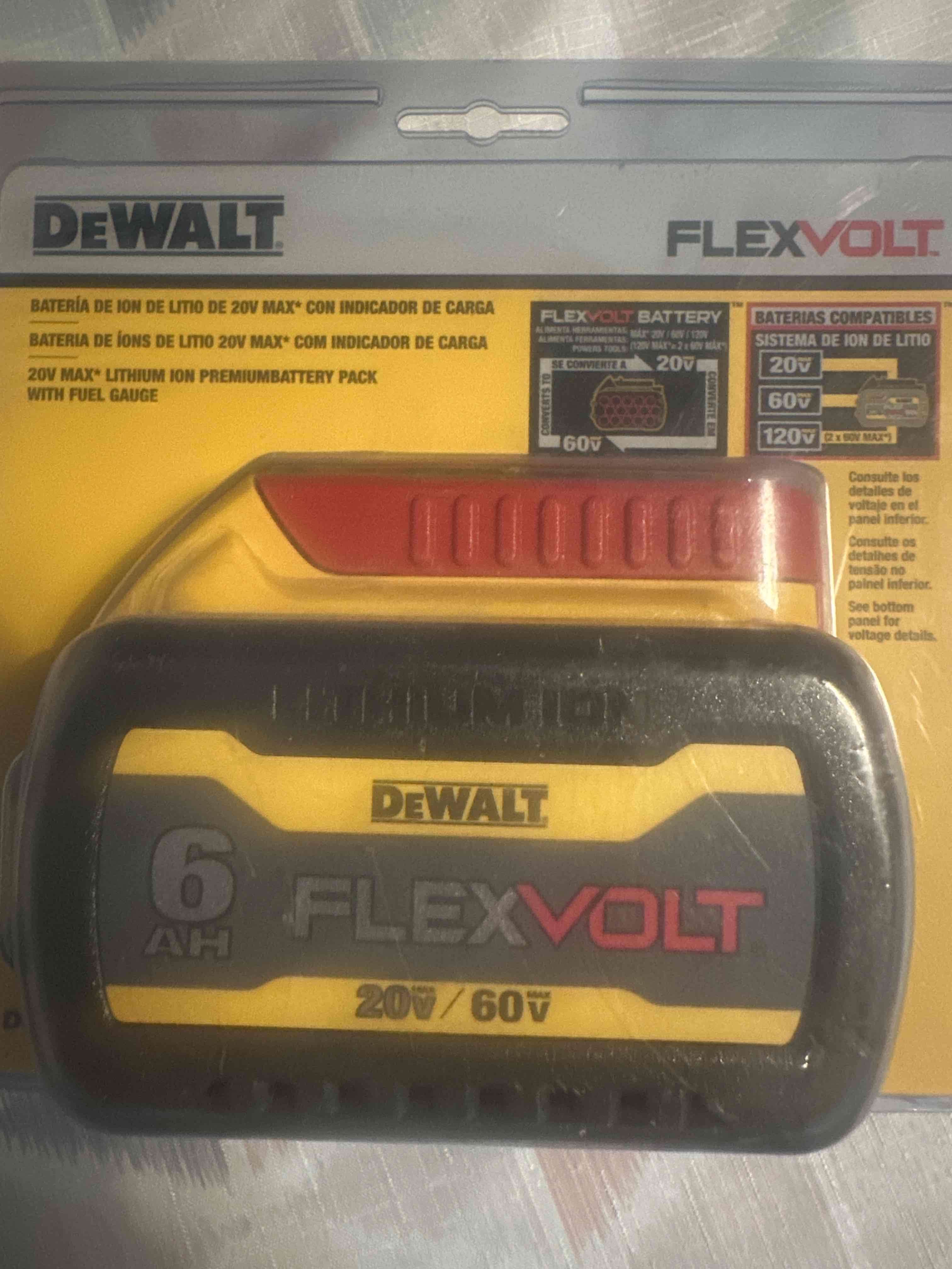 Batería DeWalt FlexVolt 6AH - miniatura 3