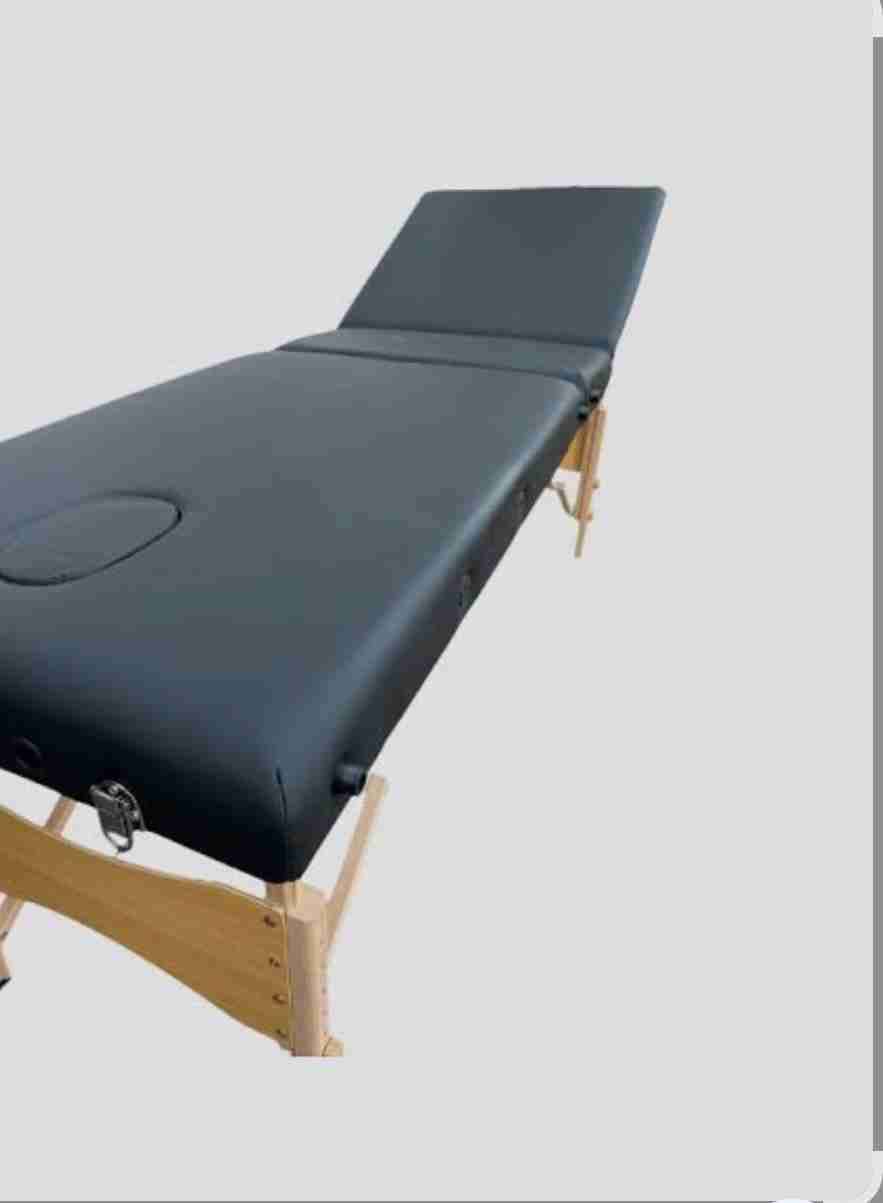 Camilla plegable de masaje azul - 1