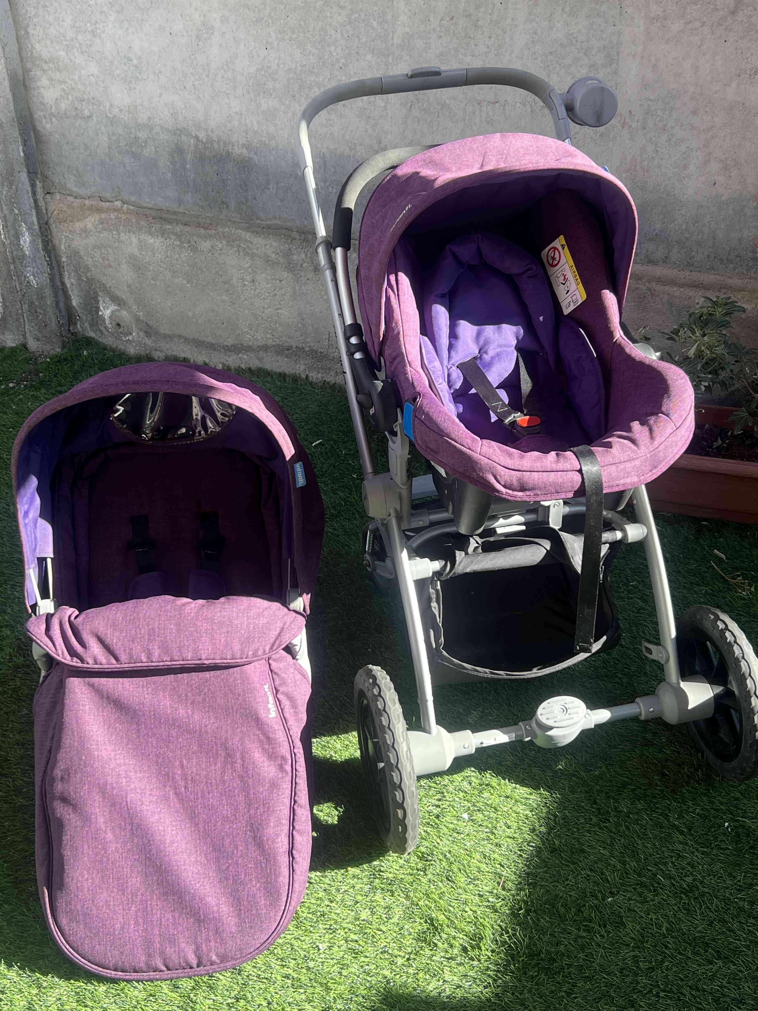 Coche de bebé + huevito auto - miniatura 4