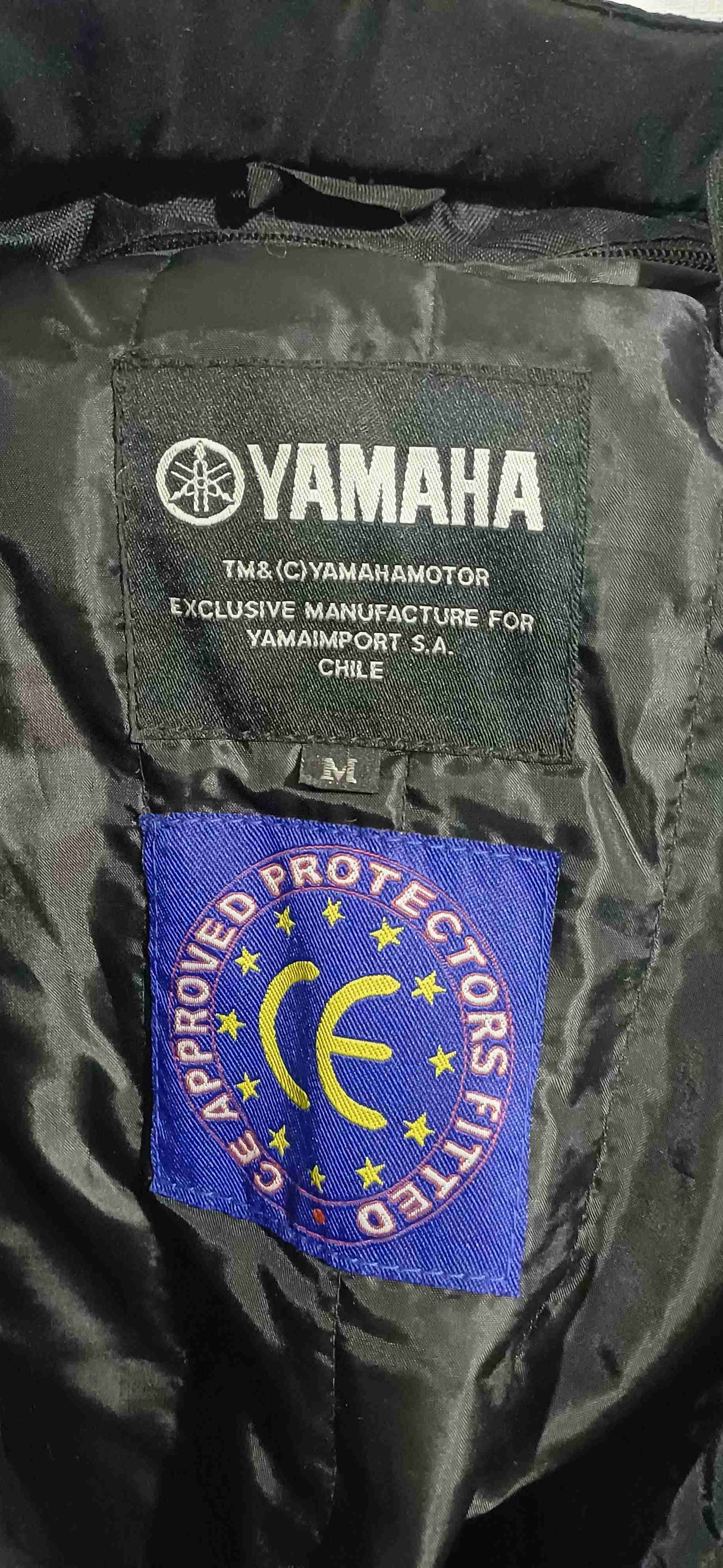 Chaqueta negra Yamaha con protecciones - miniatura 5