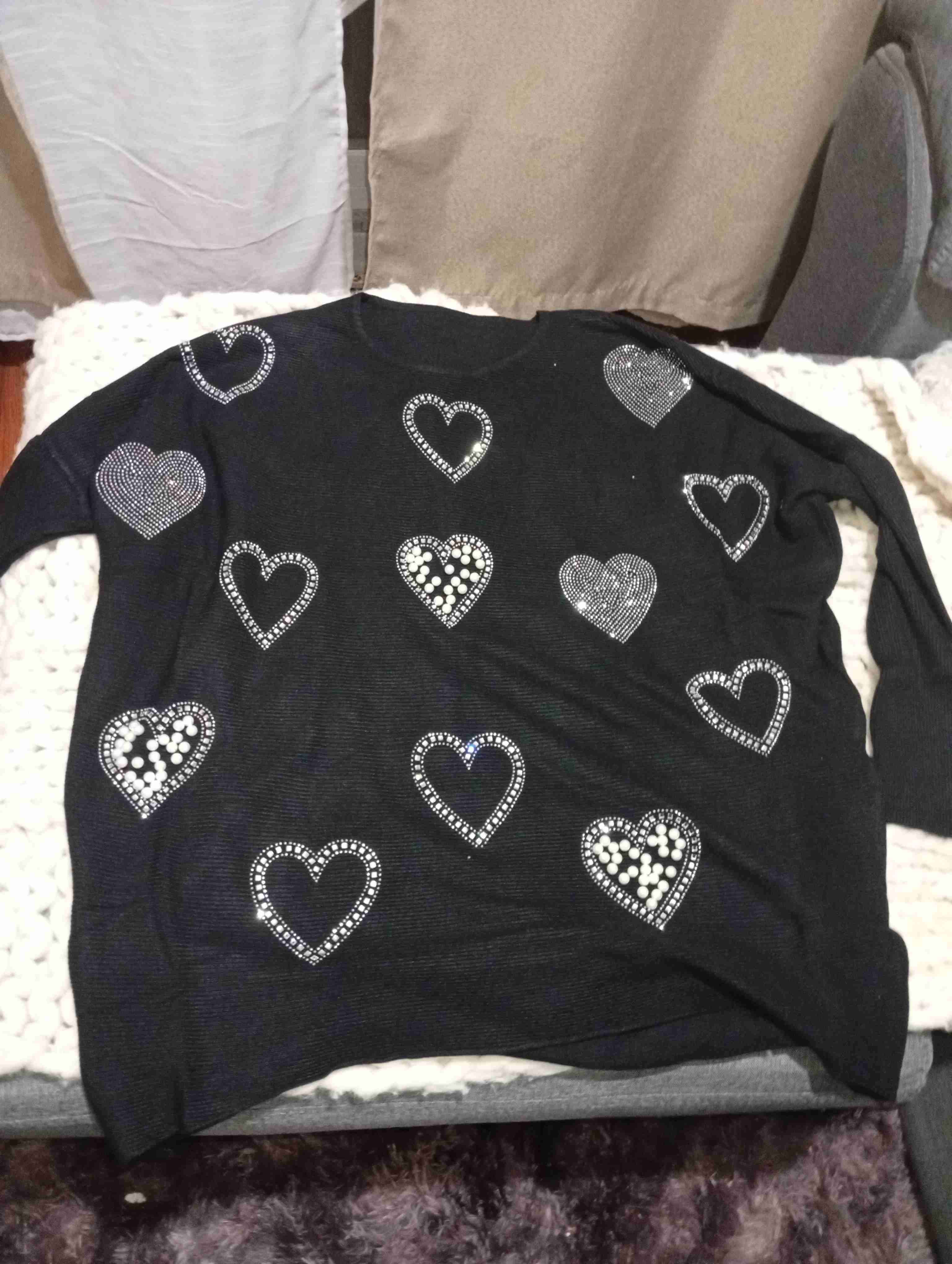 Chaleco negro piedrerias italiano - miniatura 2