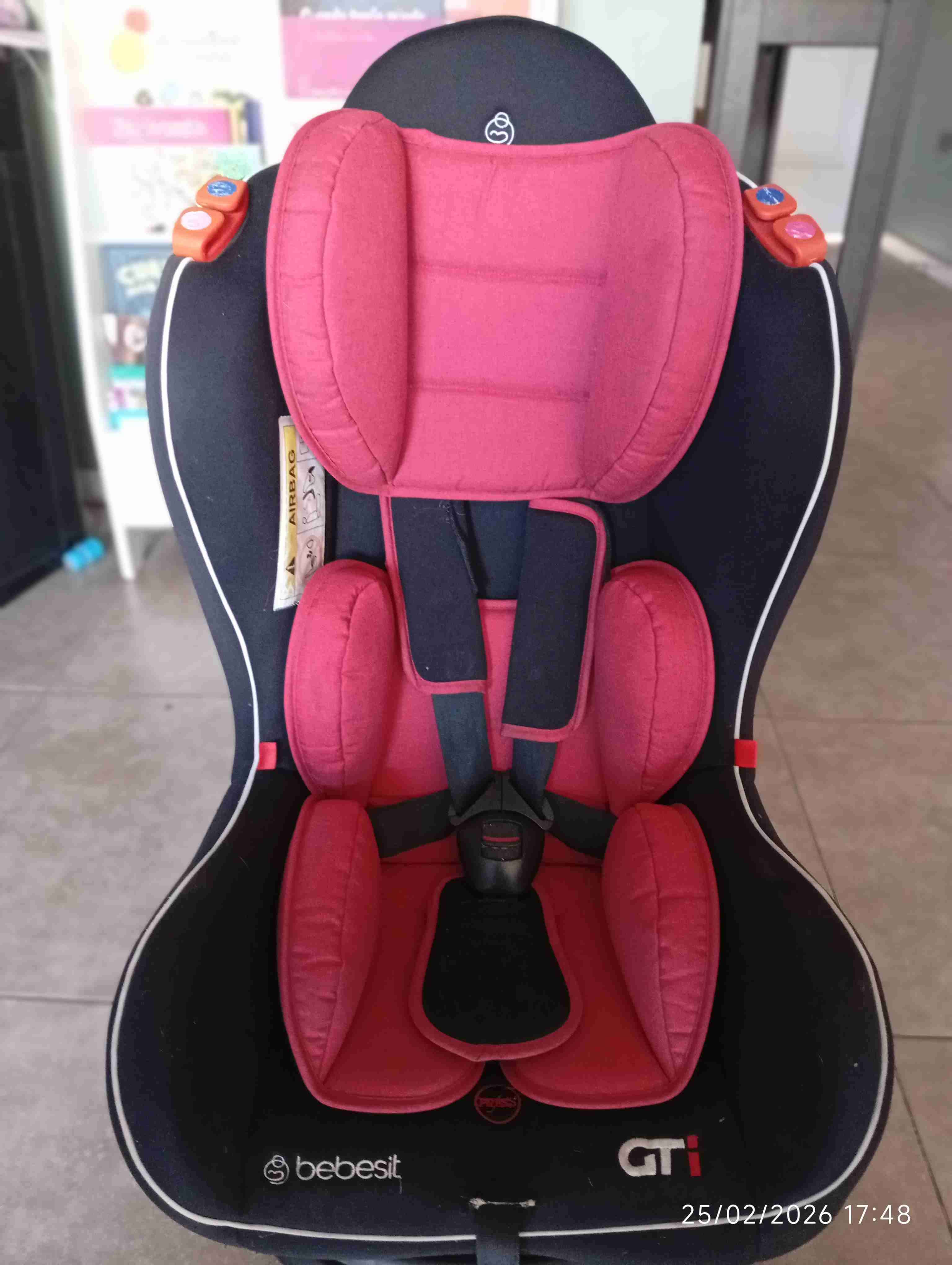 Silla de auto Bebesit GTI roja - 1