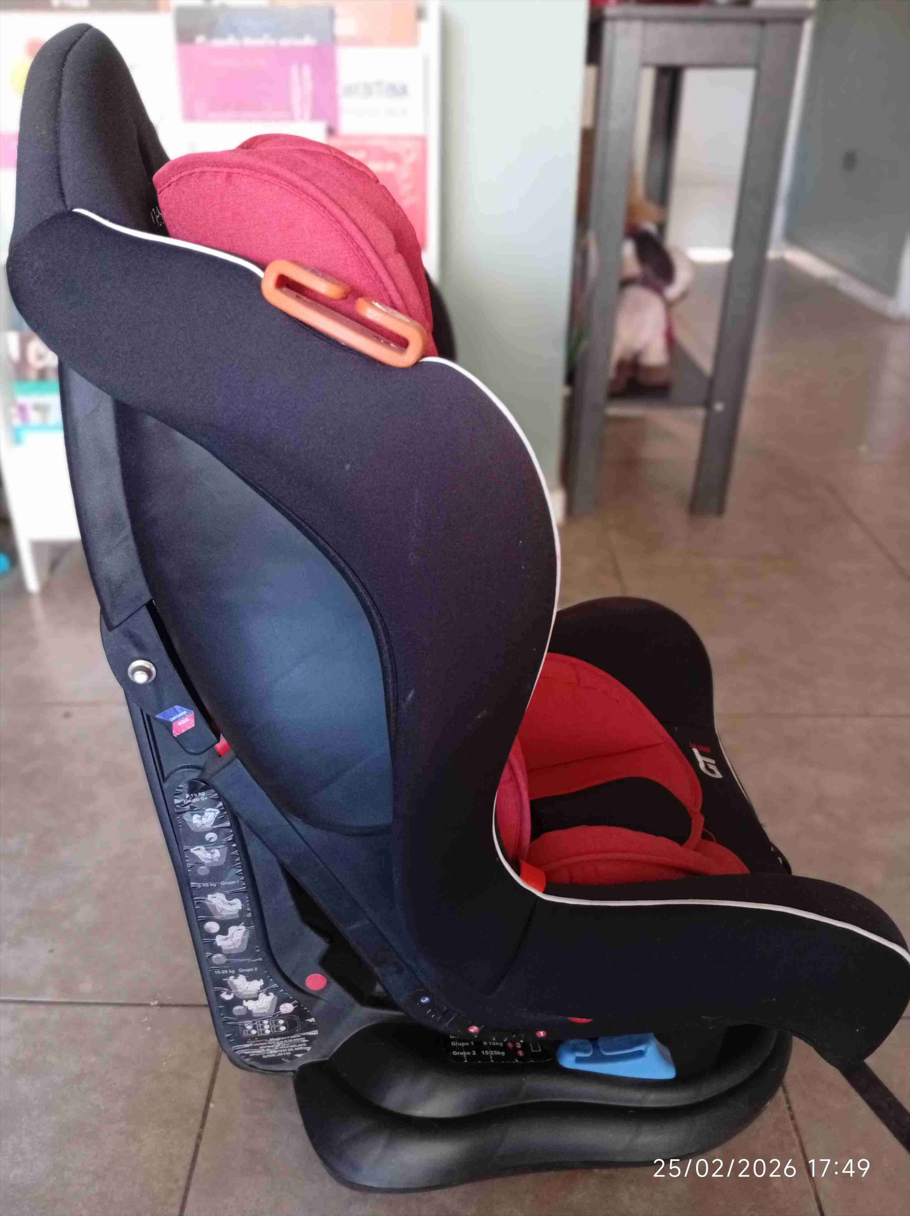 Silla de auto Bebesit GTI roja - 2