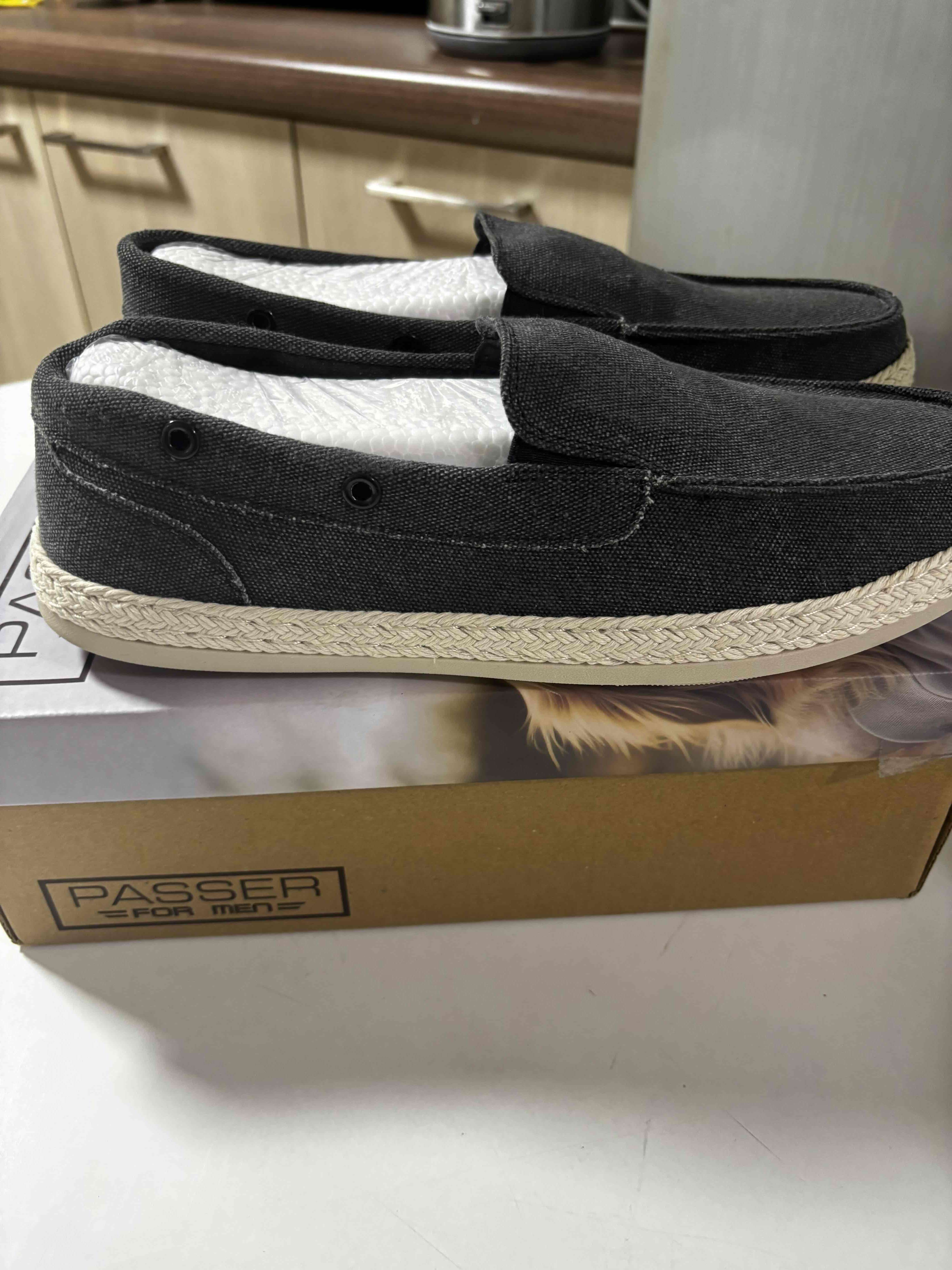 Zapatos negros Passer para hombre - miniatura 2