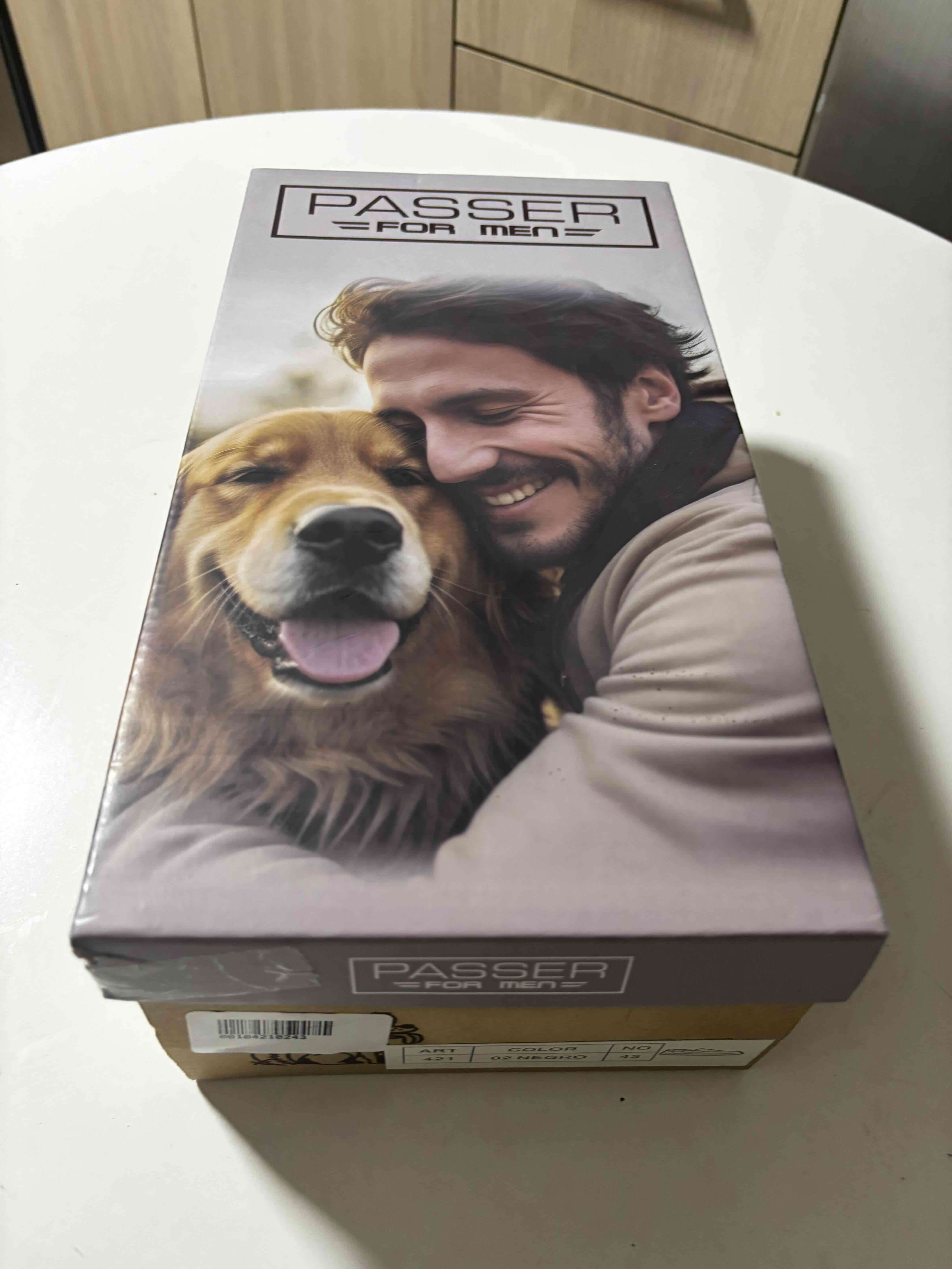 Zapatos negros Passer para hombre - miniatura 4