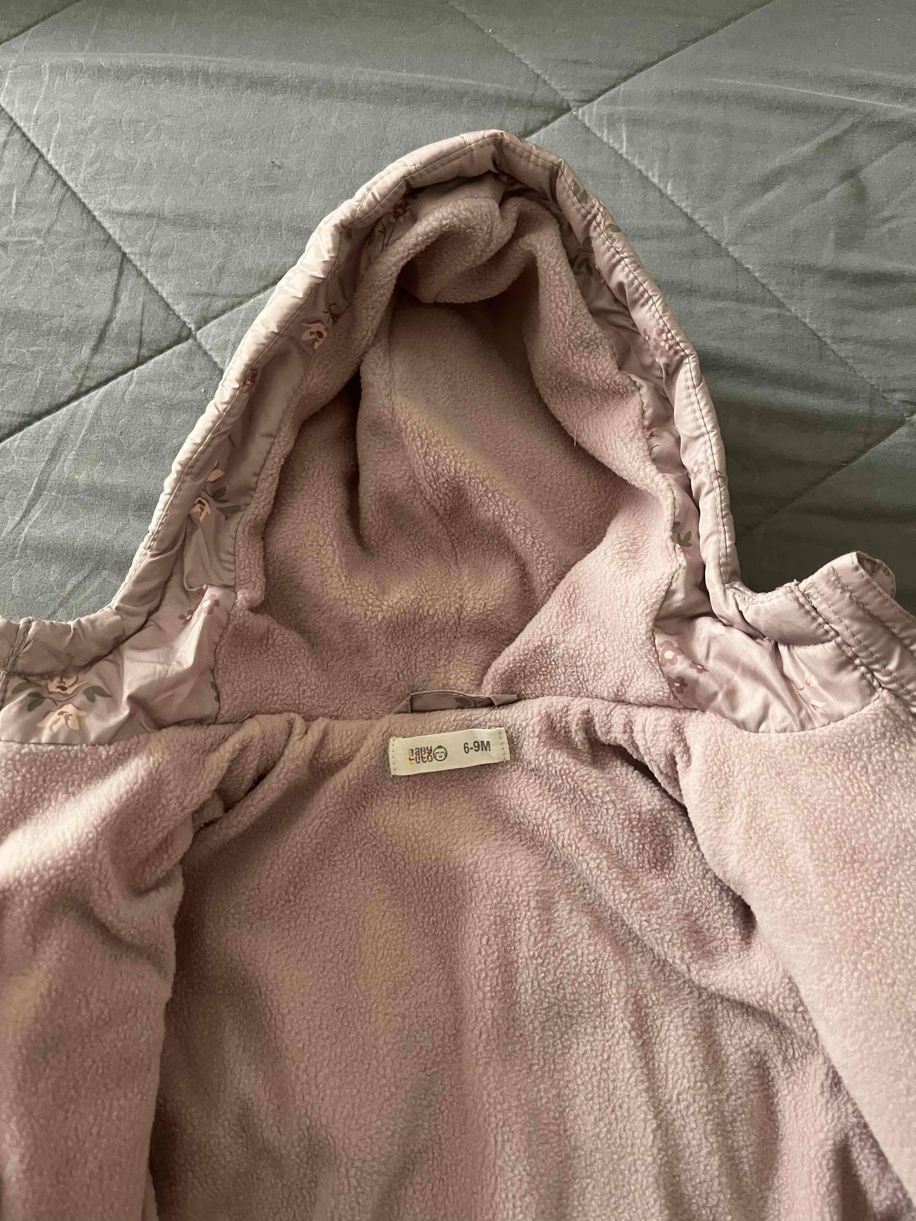 Enterito bebé polar rosa 6-9M - miniatura 1