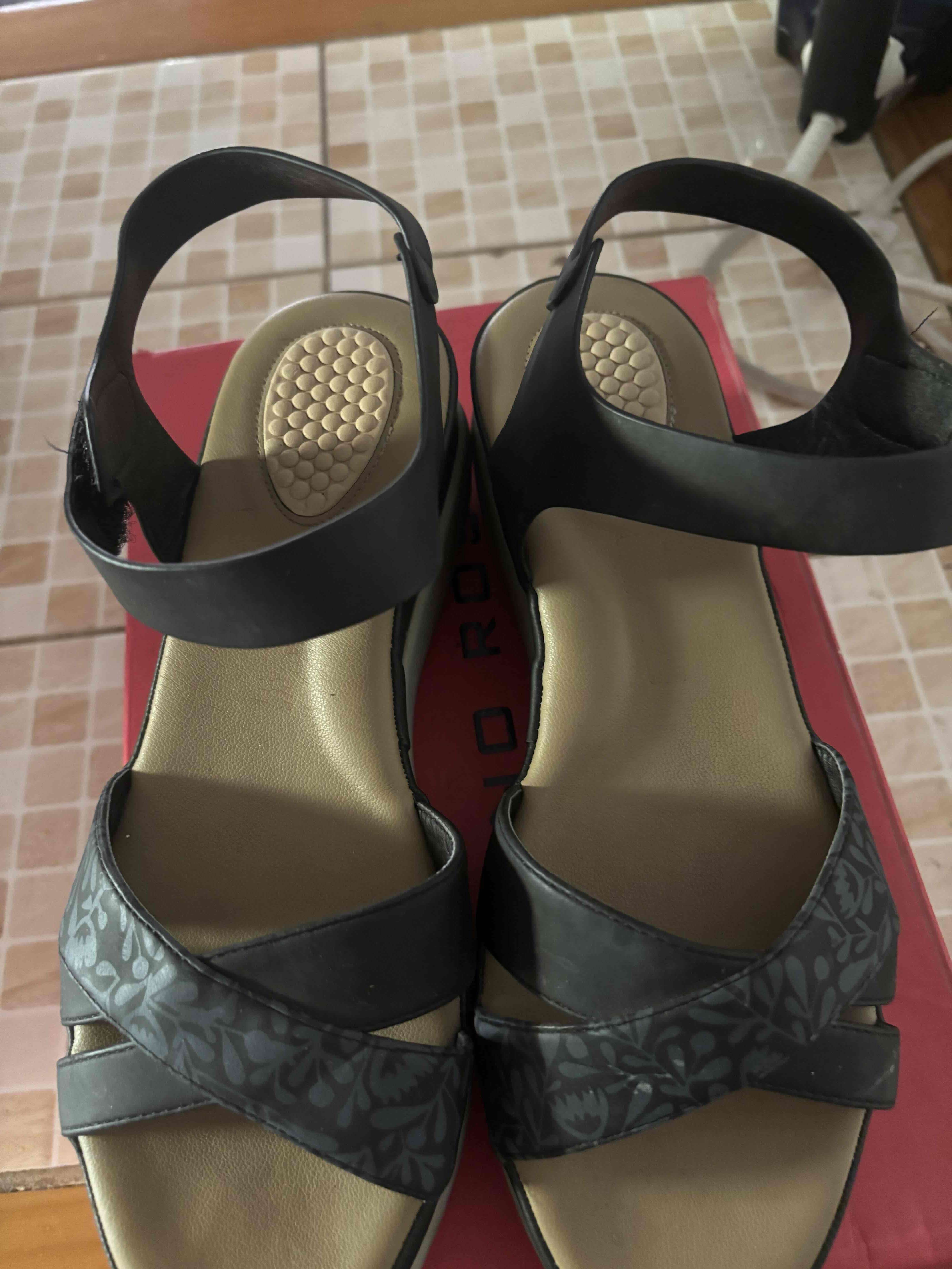 Sandalias azules con plataforma - miniatura 2