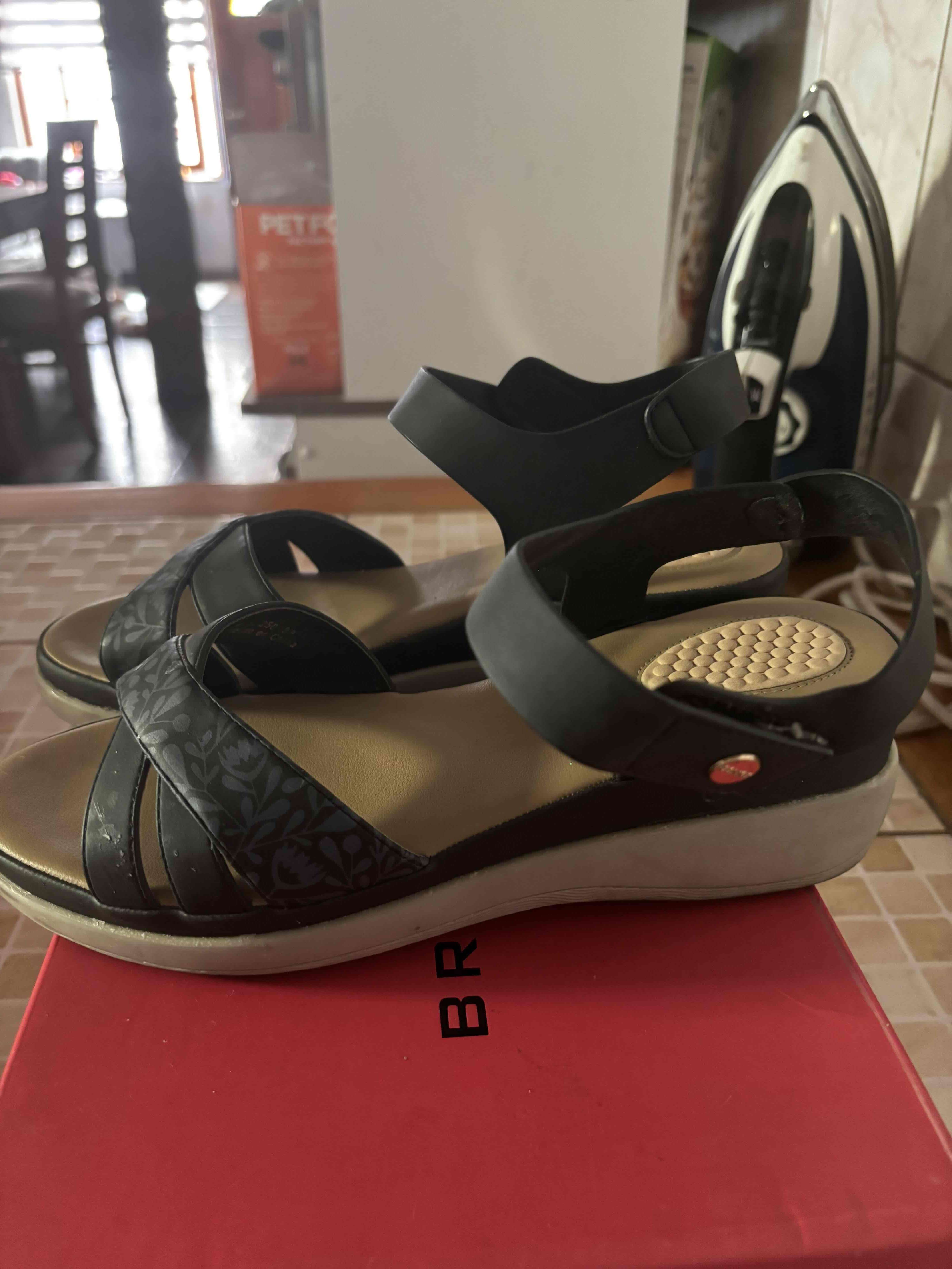 Sandalias azules con plataforma - miniatura 3