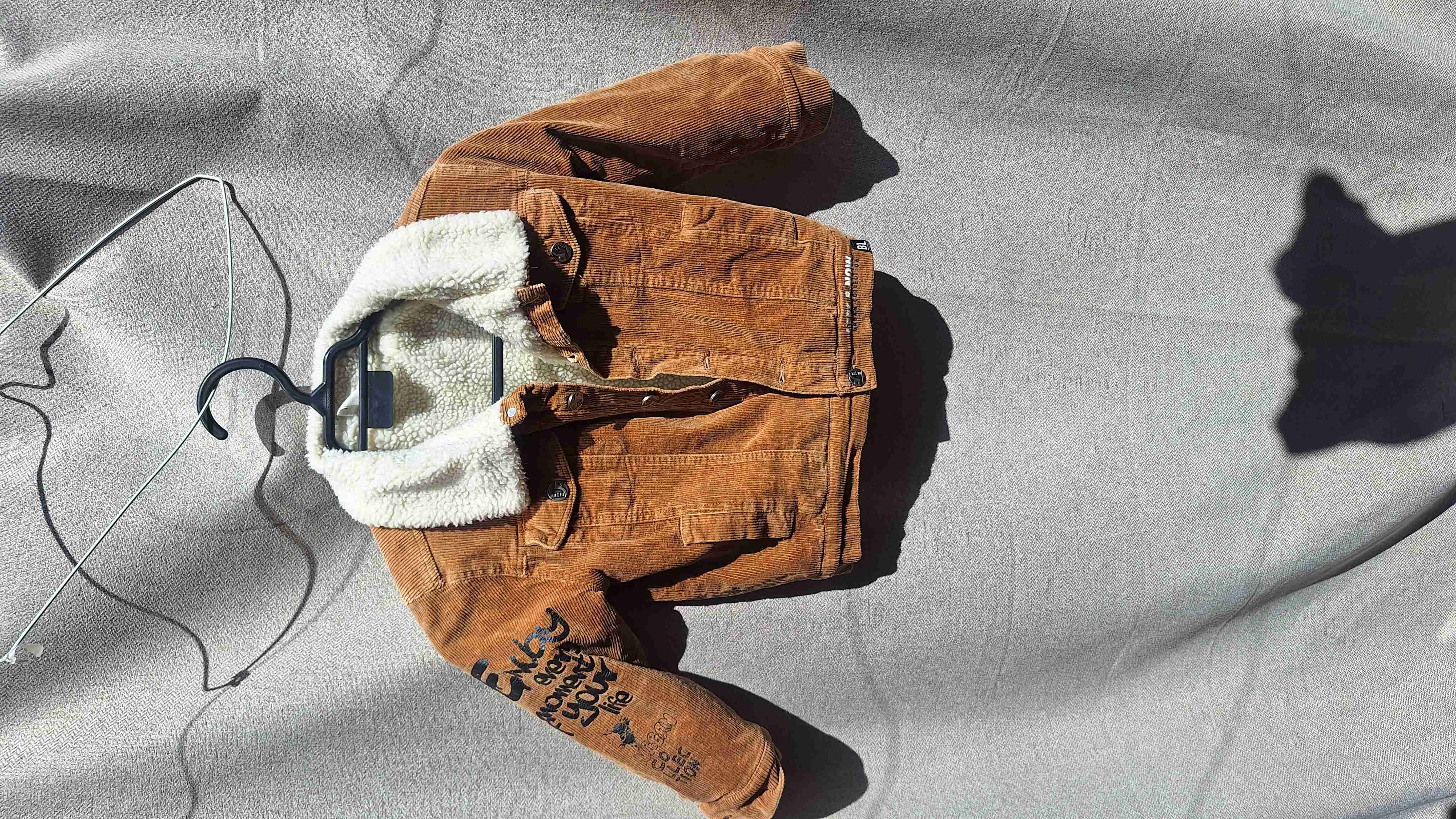 Chaqueta infantil con forro borrego talla 4 - miniatura 1