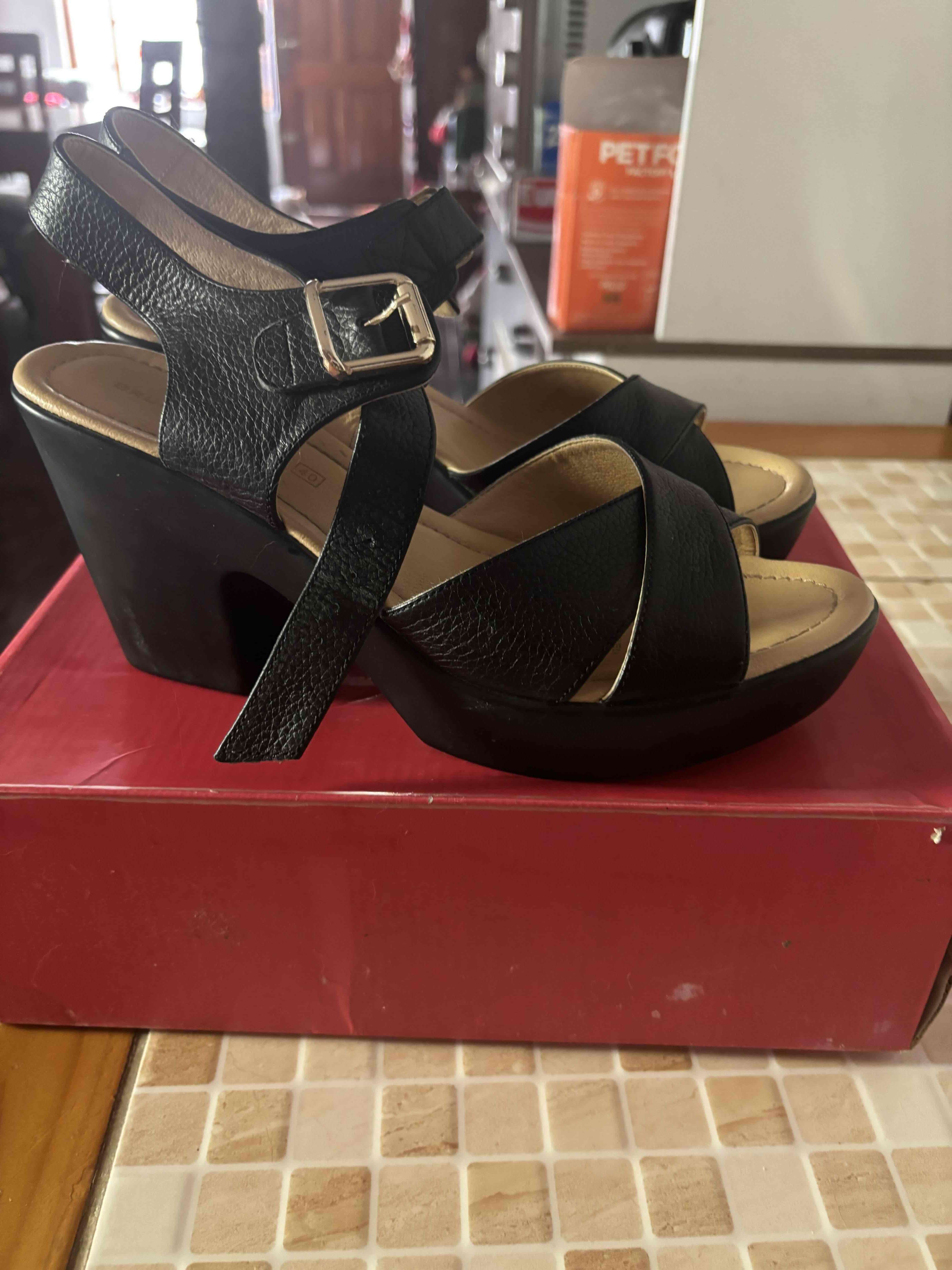 Sandalias negras bruno rossi - 2