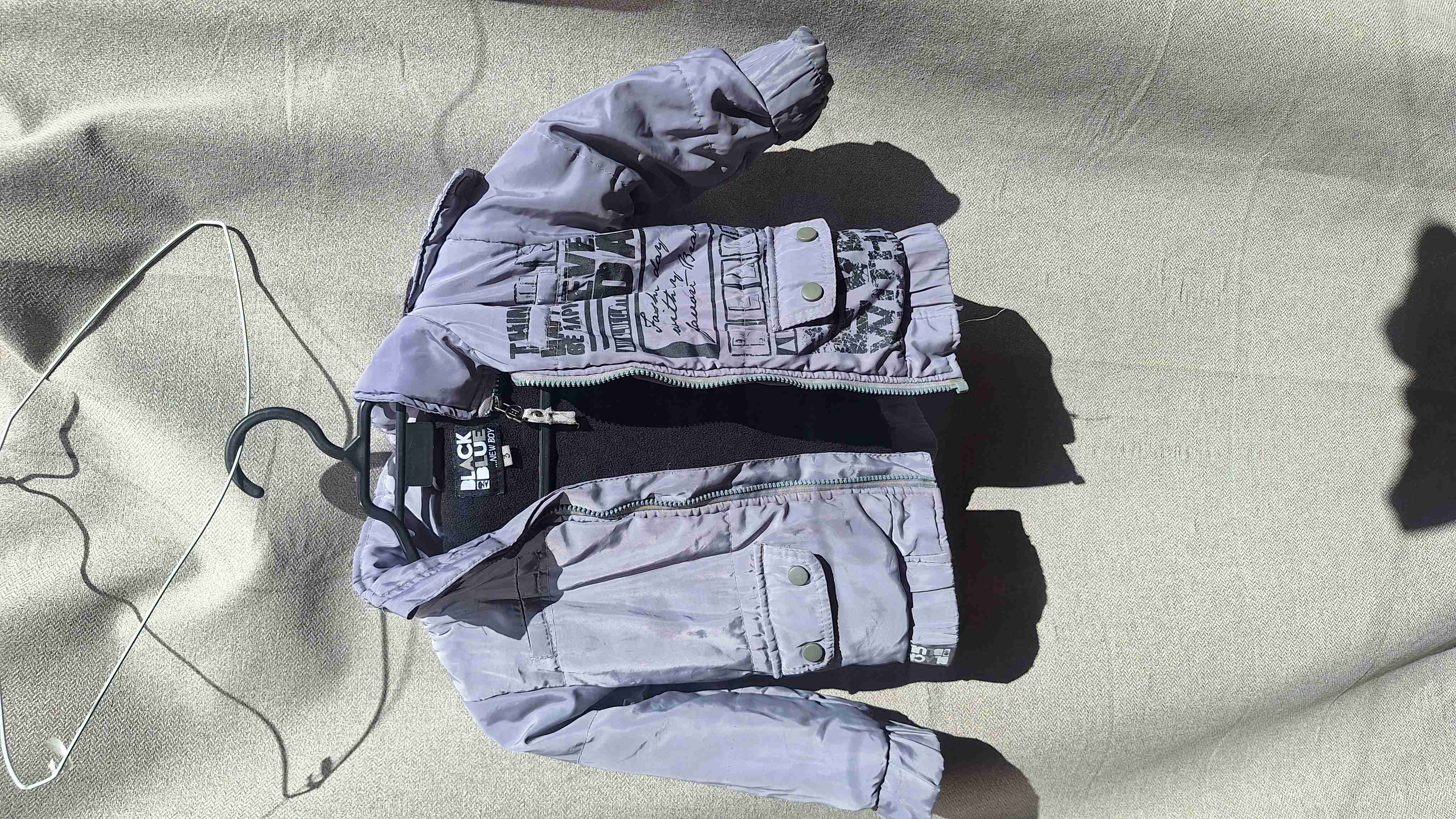 Chaqueta gris para niño talla 3 - miniatura 1