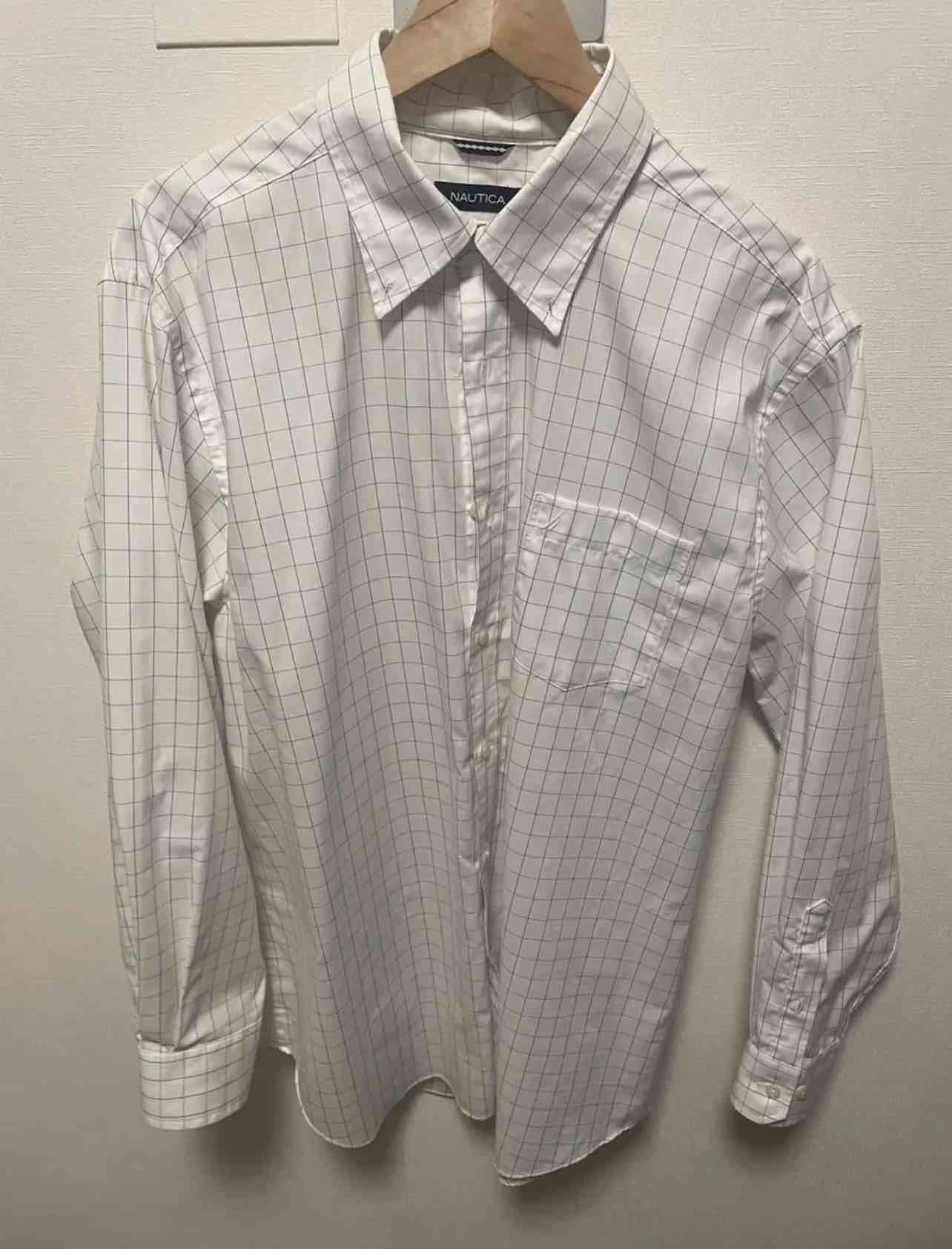 Camisa a cuadros Nautica blanca - miniatura 1