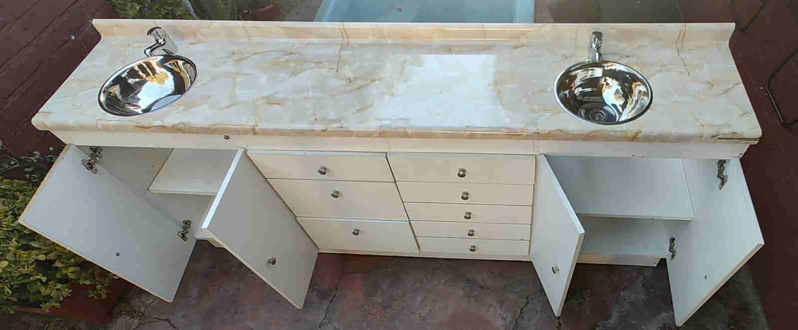 Mueble para consulta dental con dos lavado - 2