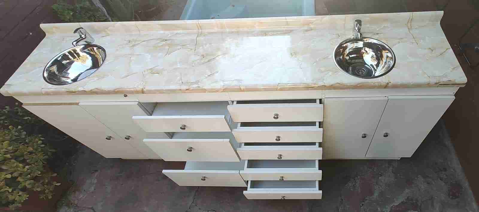 Mueble para consulta dental con dos lavado - 3