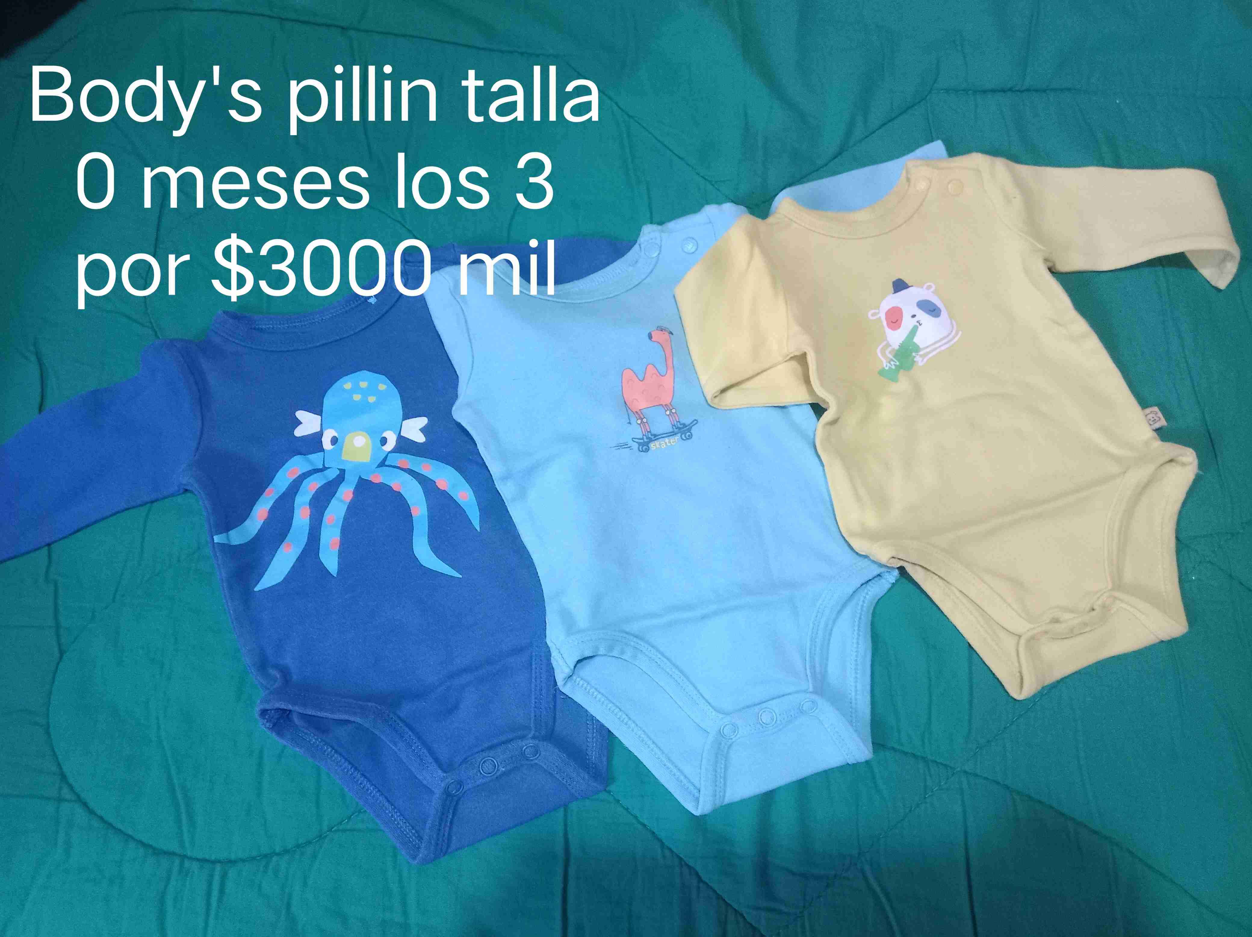 Pack de 3 body para bebé - miniatura 1