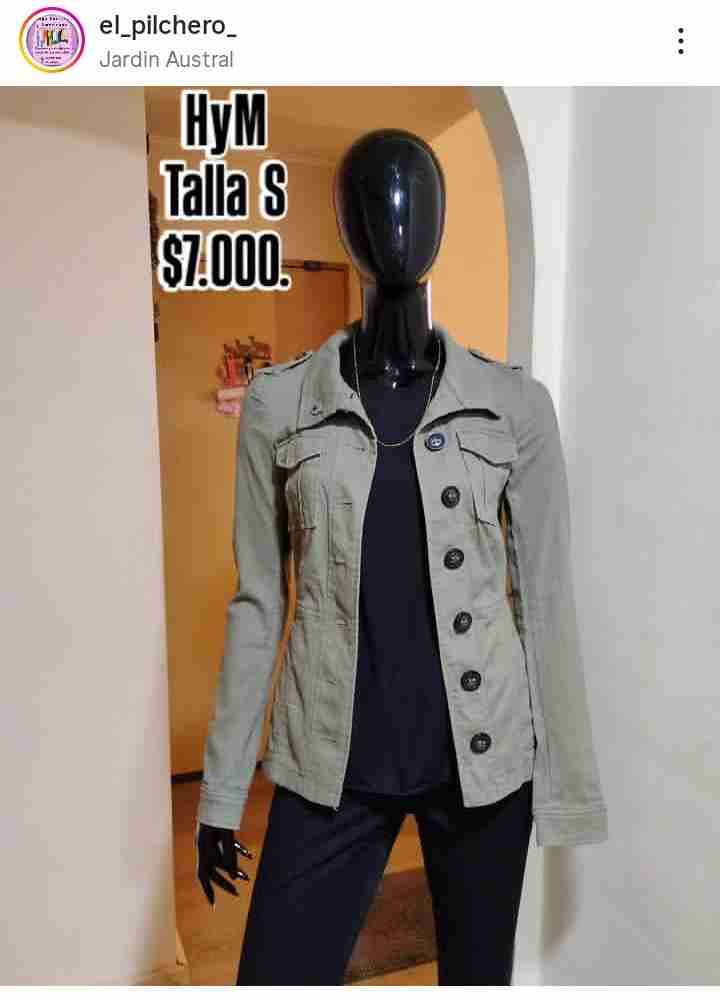 Chaqueta H&M verde talla S