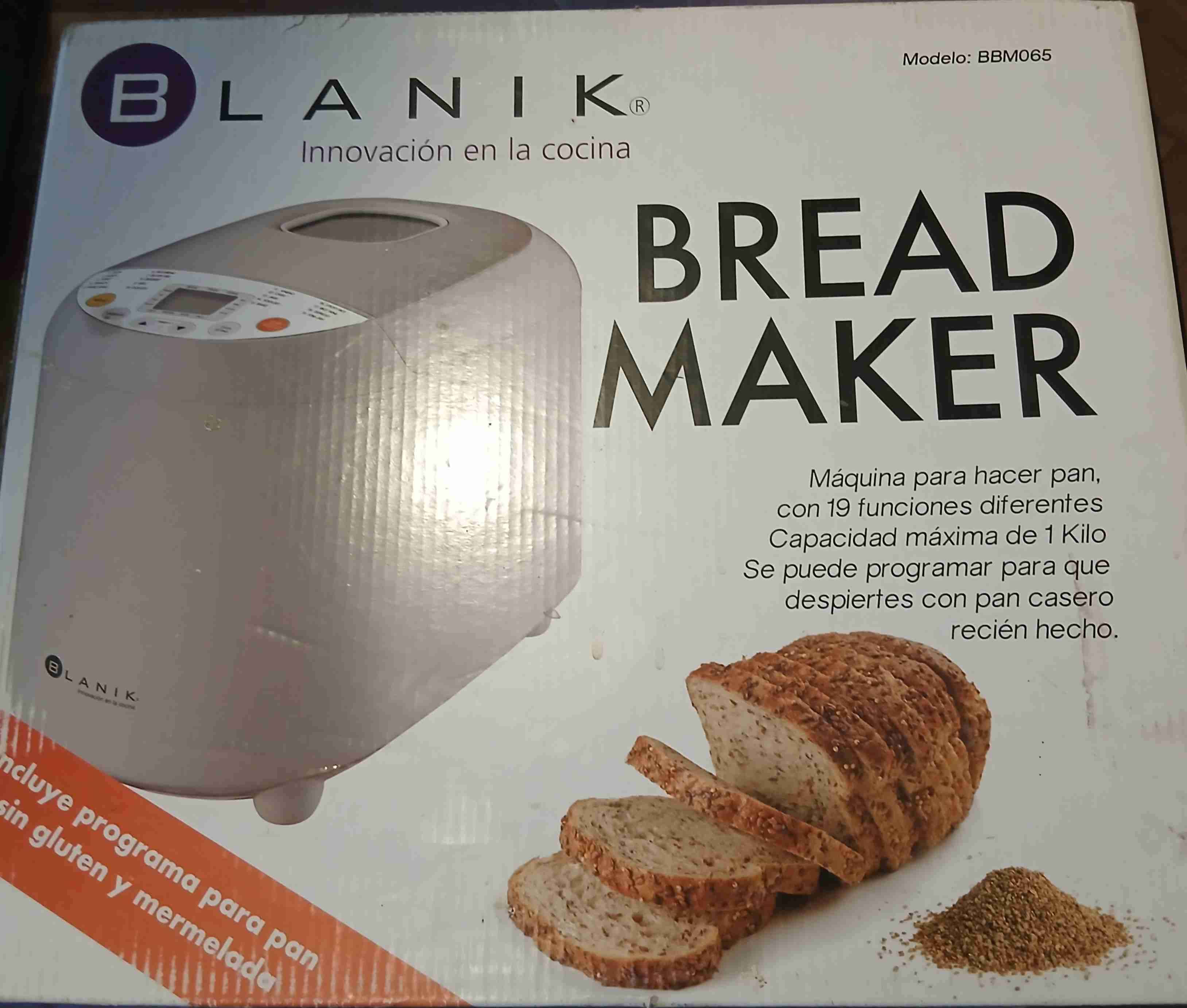 Máquina de pan Blanik BBM065 - 1
