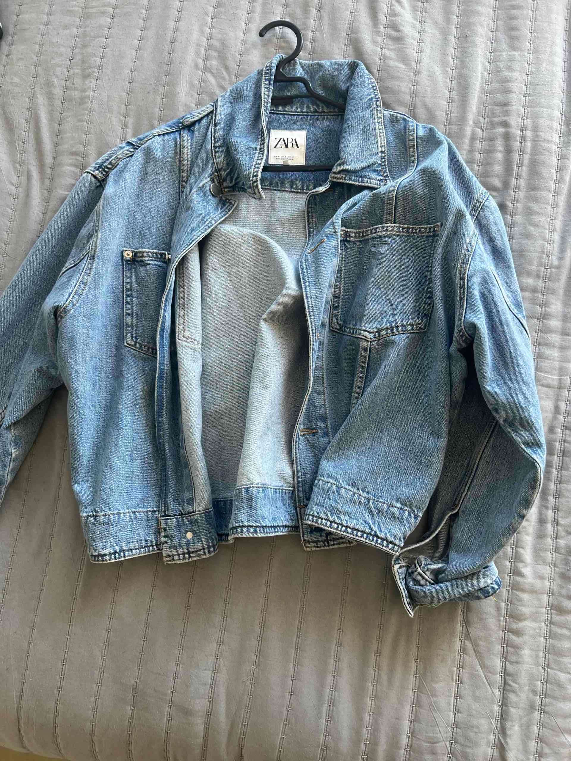 Chaqueta de mezclilla azul - 1