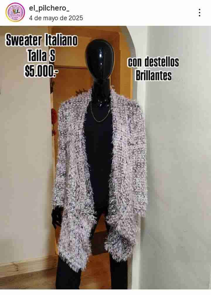 Sweater italiano destellos brillantes