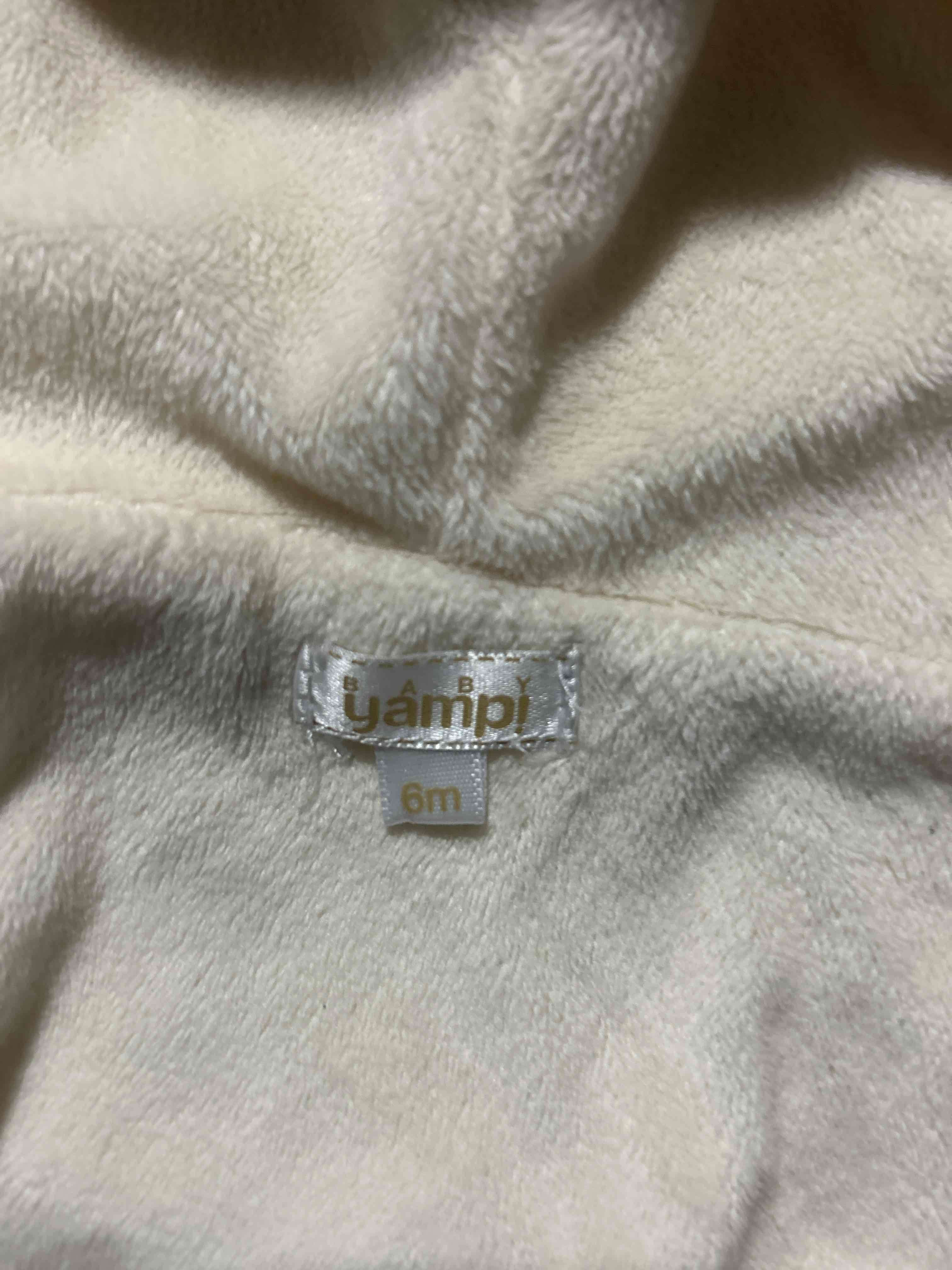 Chaqueta de bebé con capucha blanca - 3