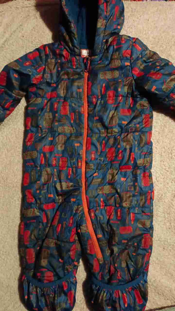 Enterito de bebé acolchado 18/24Meses