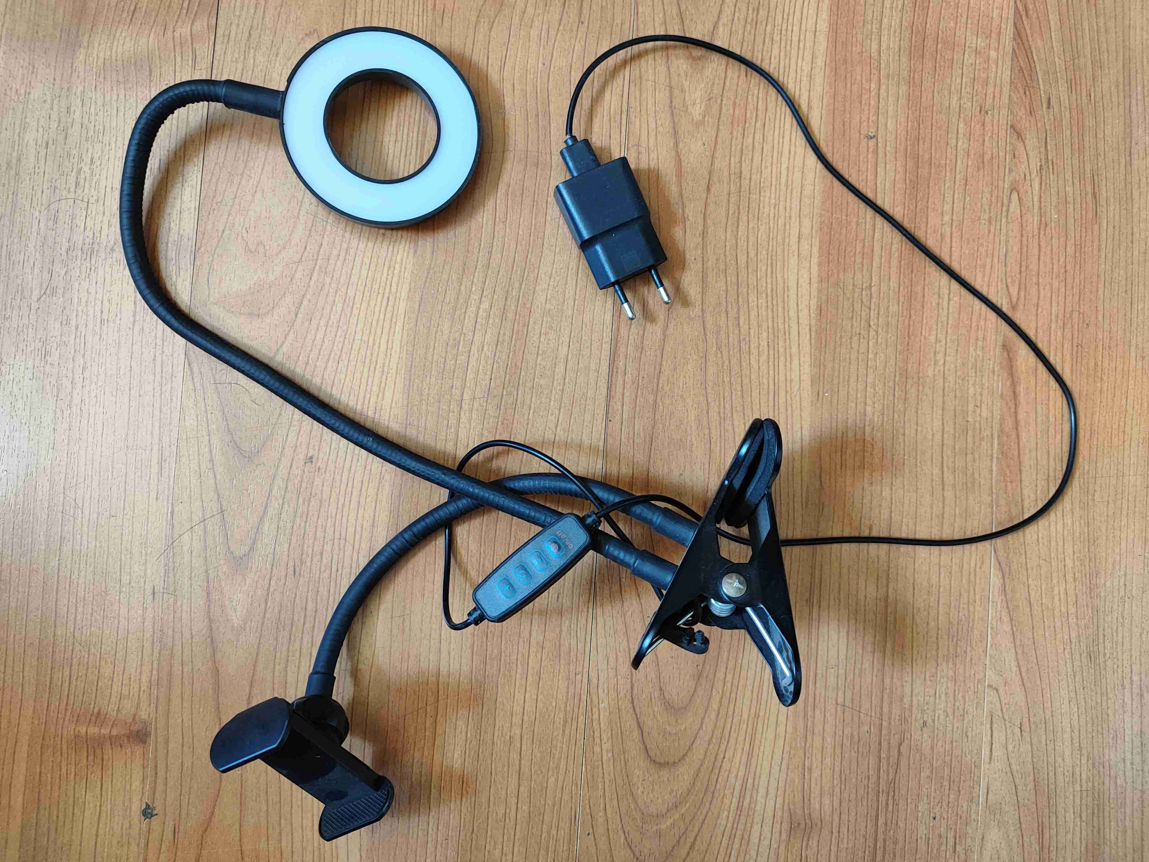 Anillo de luz con soporte