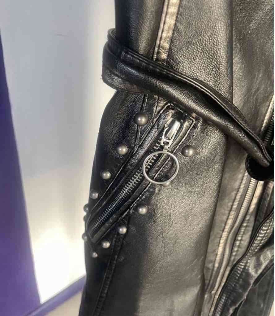 Chaqueta de eco cuero negro - 3