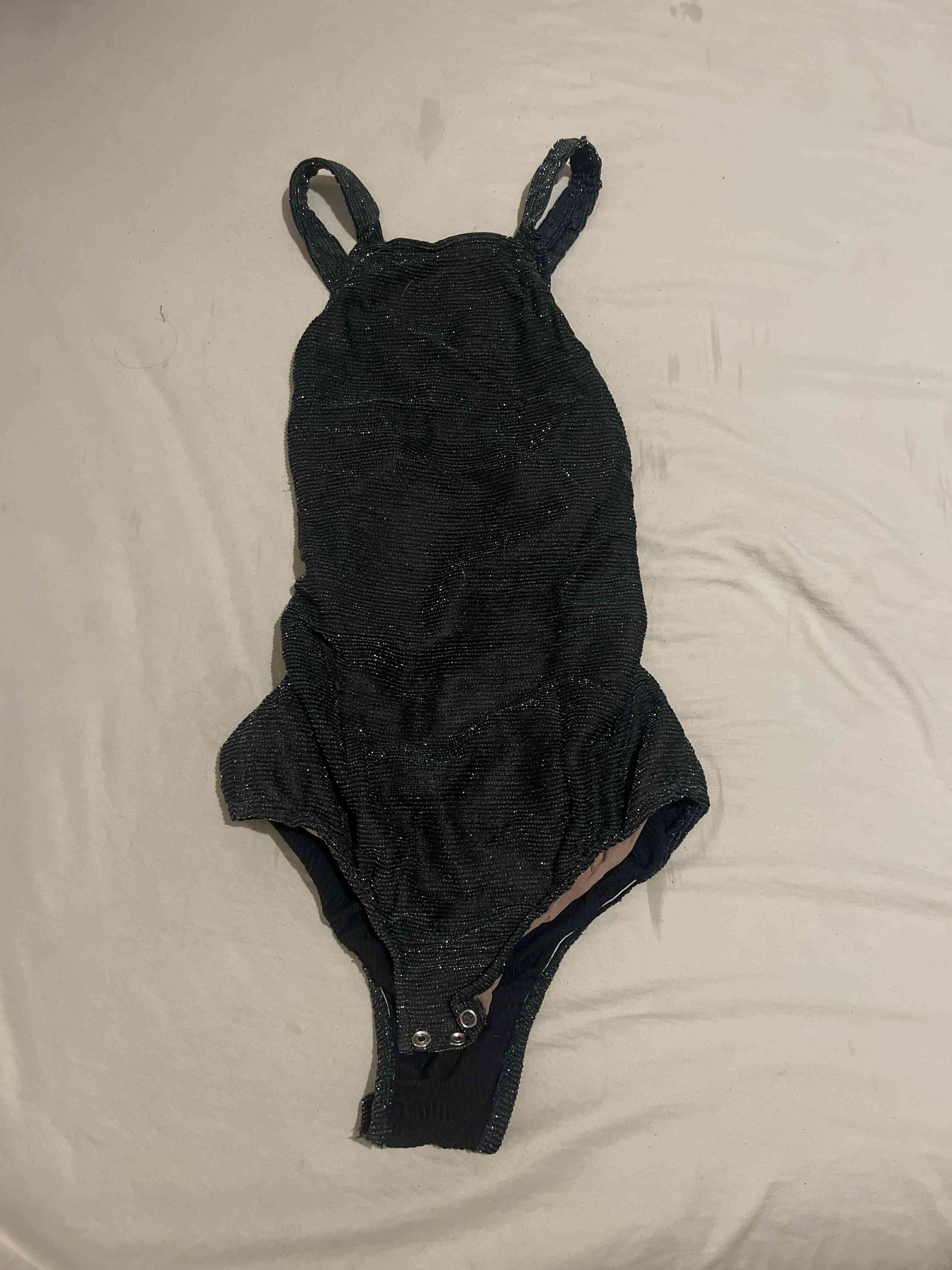 Body negro con brillos - miniatura 1