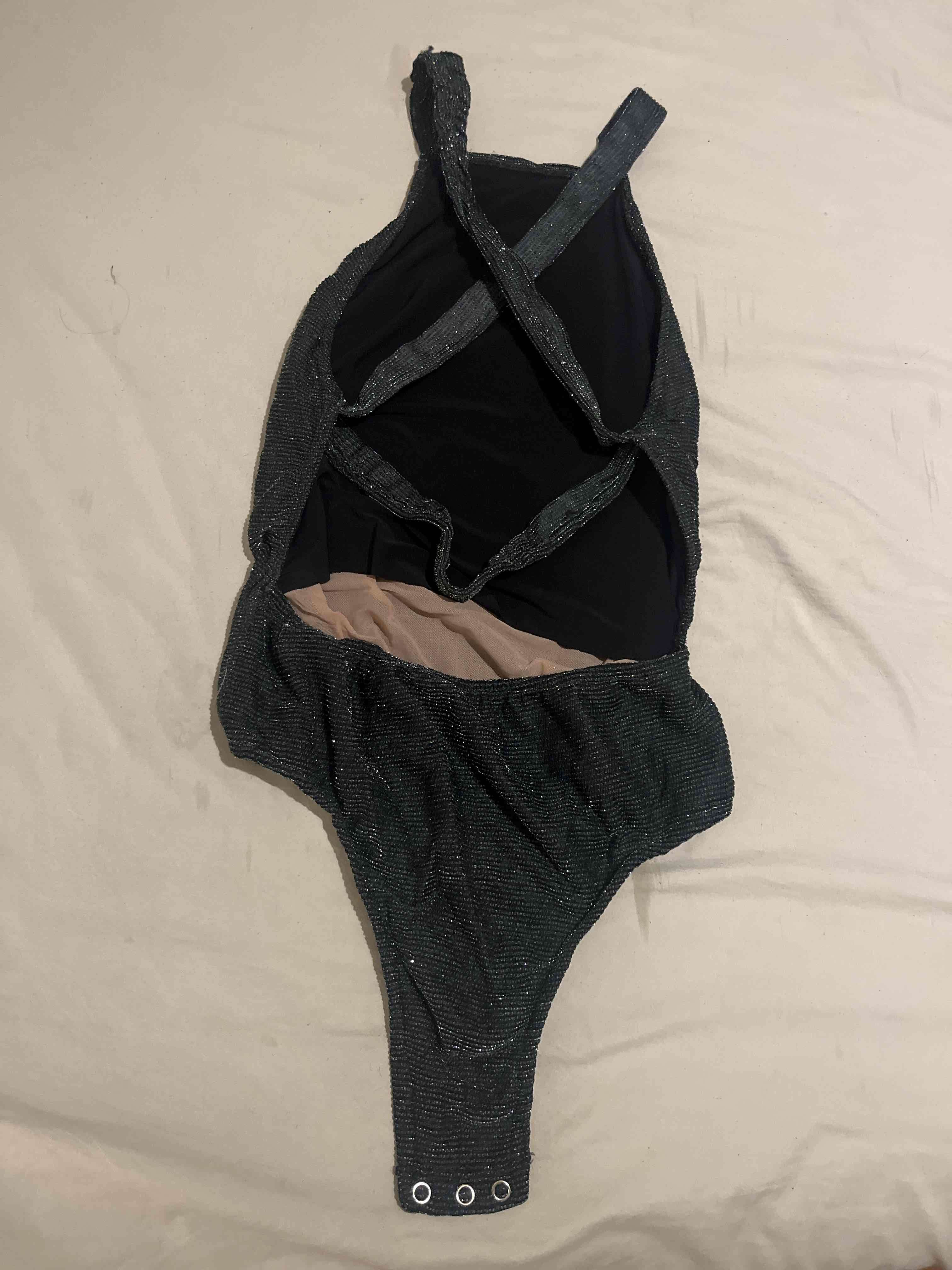 Body negro con brillos - miniatura 2