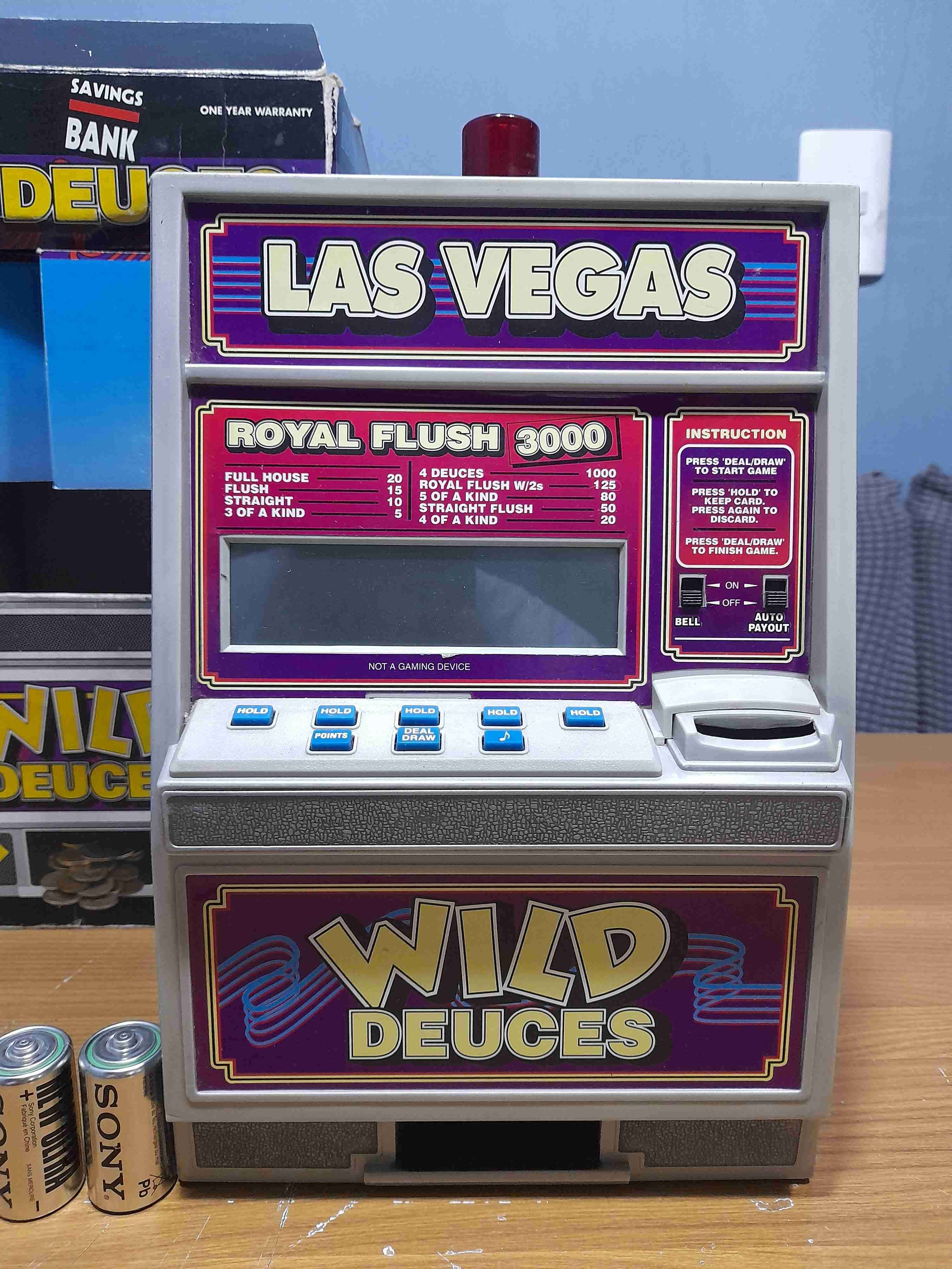 Máquina Alcancia y tragamoneda Las Vegas VINTAGE - 1