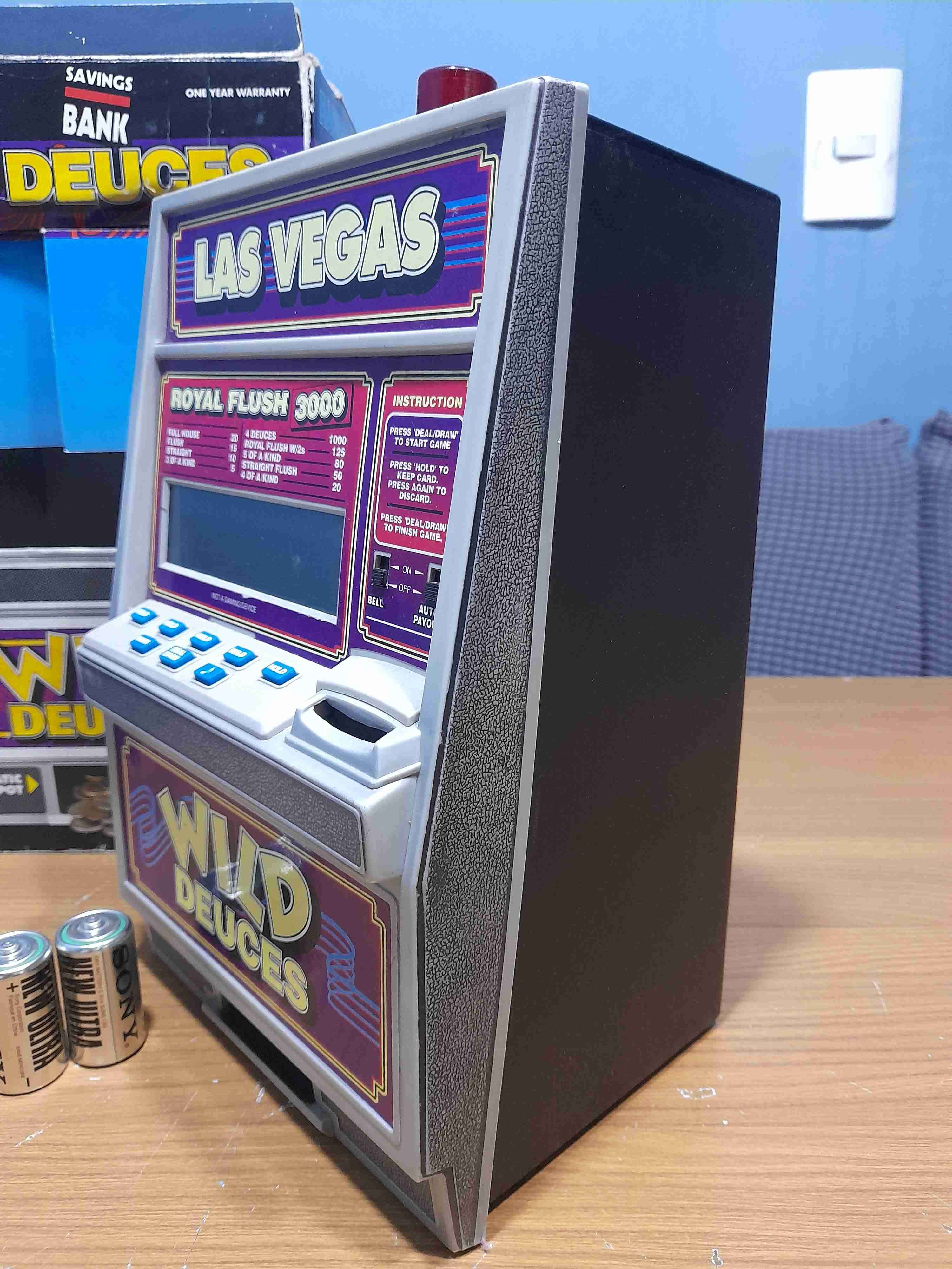 Máquina Alcancia y tragamoneda Las Vegas VINTAGE - 2