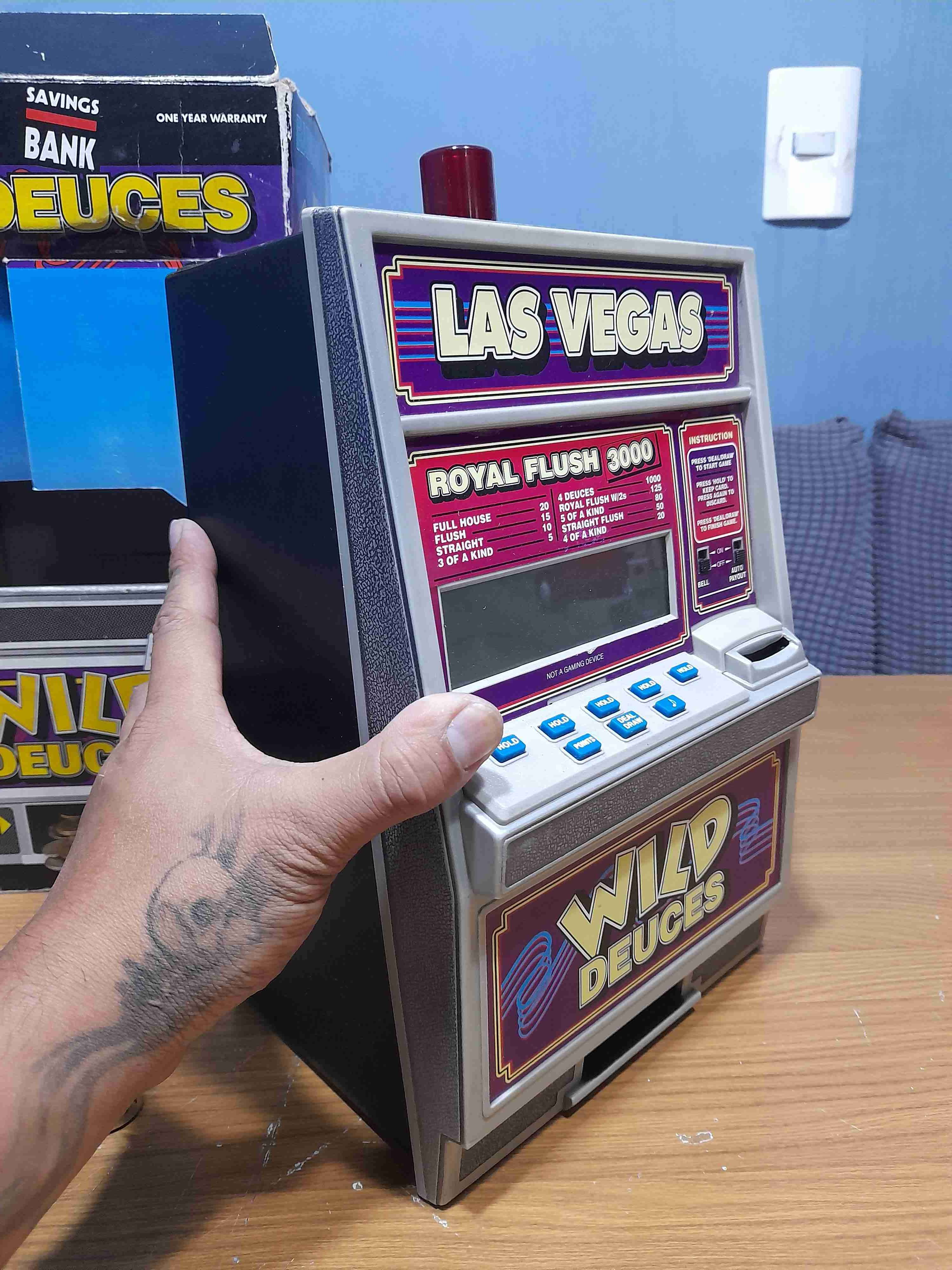 Máquina Alcancia y tragamoneda Las Vegas VINTAGE - 3