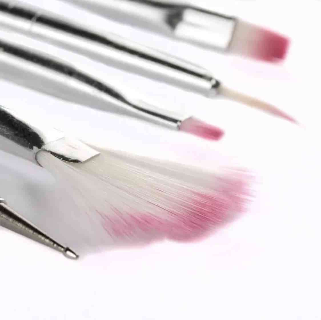 Set de 7 pinceles de uñas nail art - miniatura 2