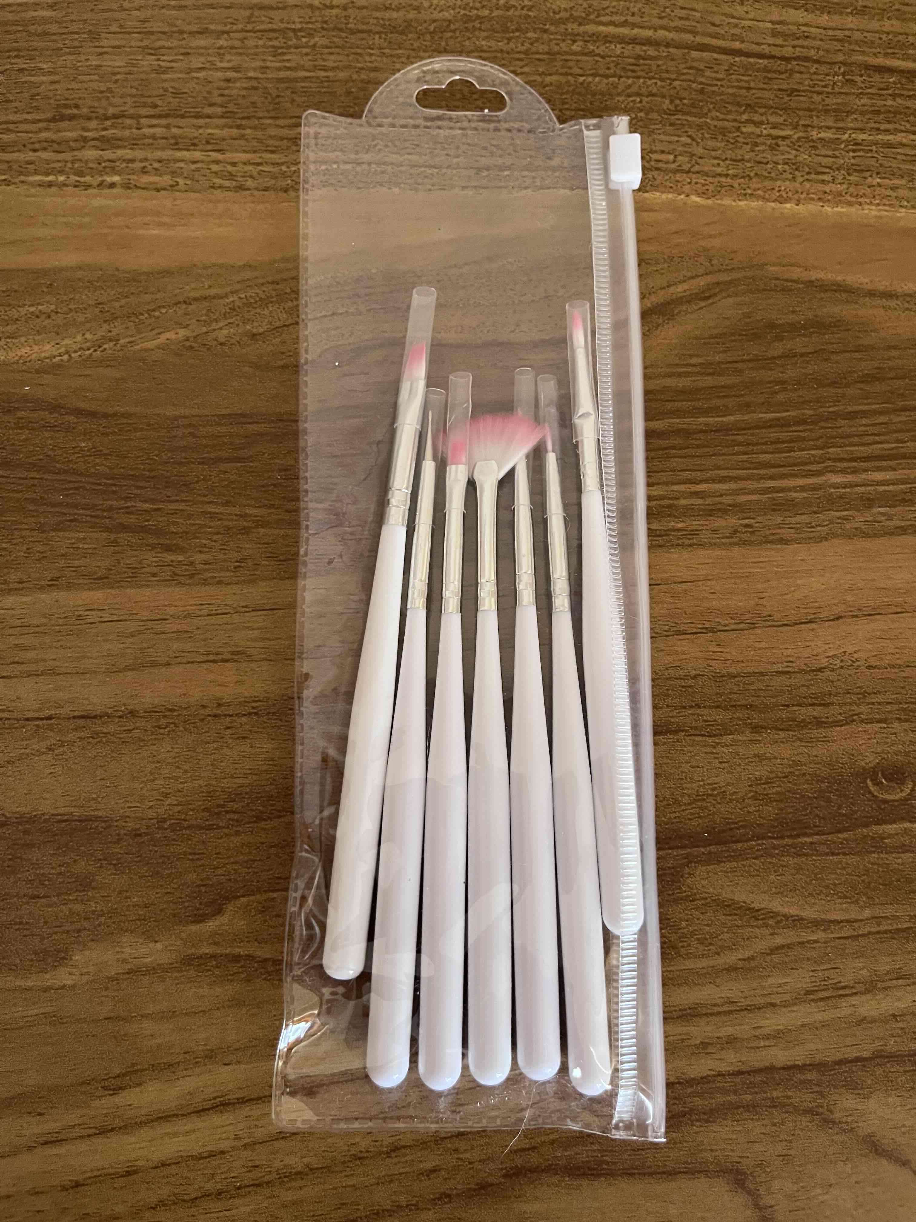 Set de 7 pinceles de uñas nail art - miniatura 4