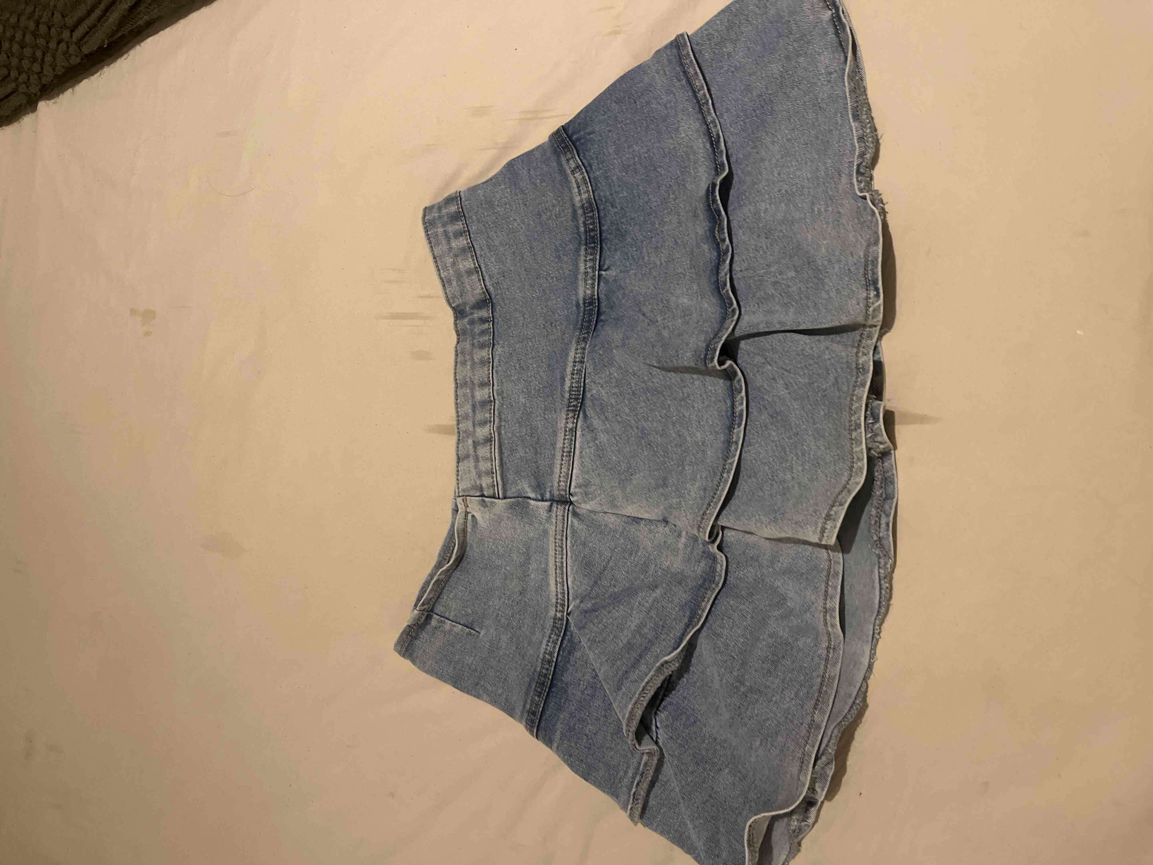 Minifalda denim azul - miniatura 2