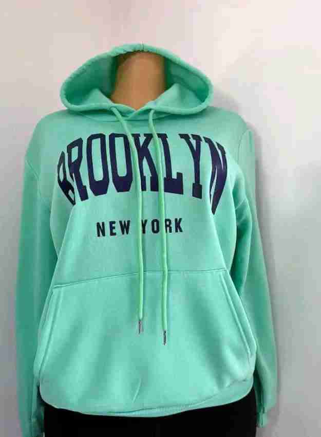 Polerón  capucha gris  y verde Brooklyn - miniatura 2